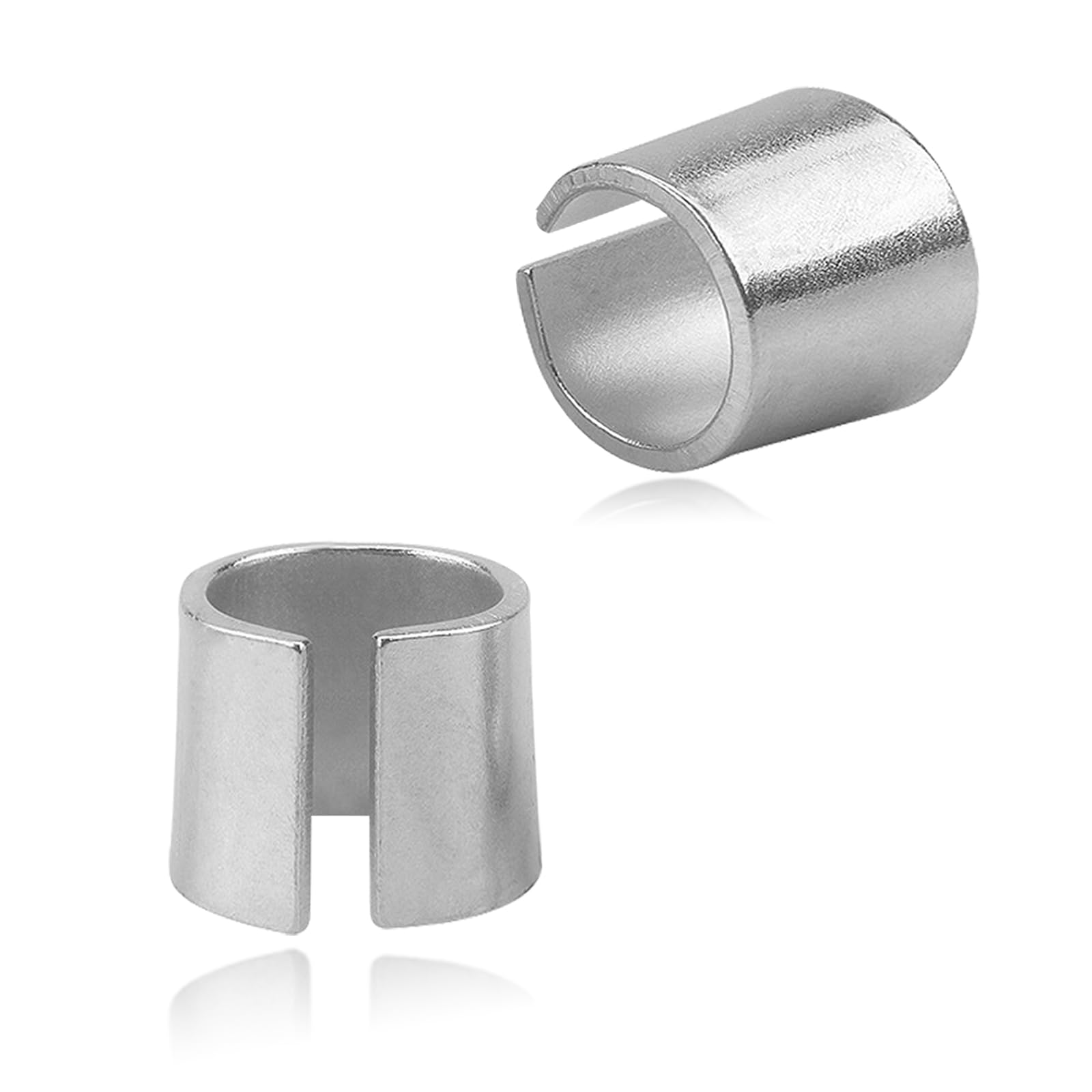 Wevdn 2 PCS Battery Post Shim Lead, Pure Lead Battery Terminal Adapter for Positive & Negative Post, Automotive Battery Terminal