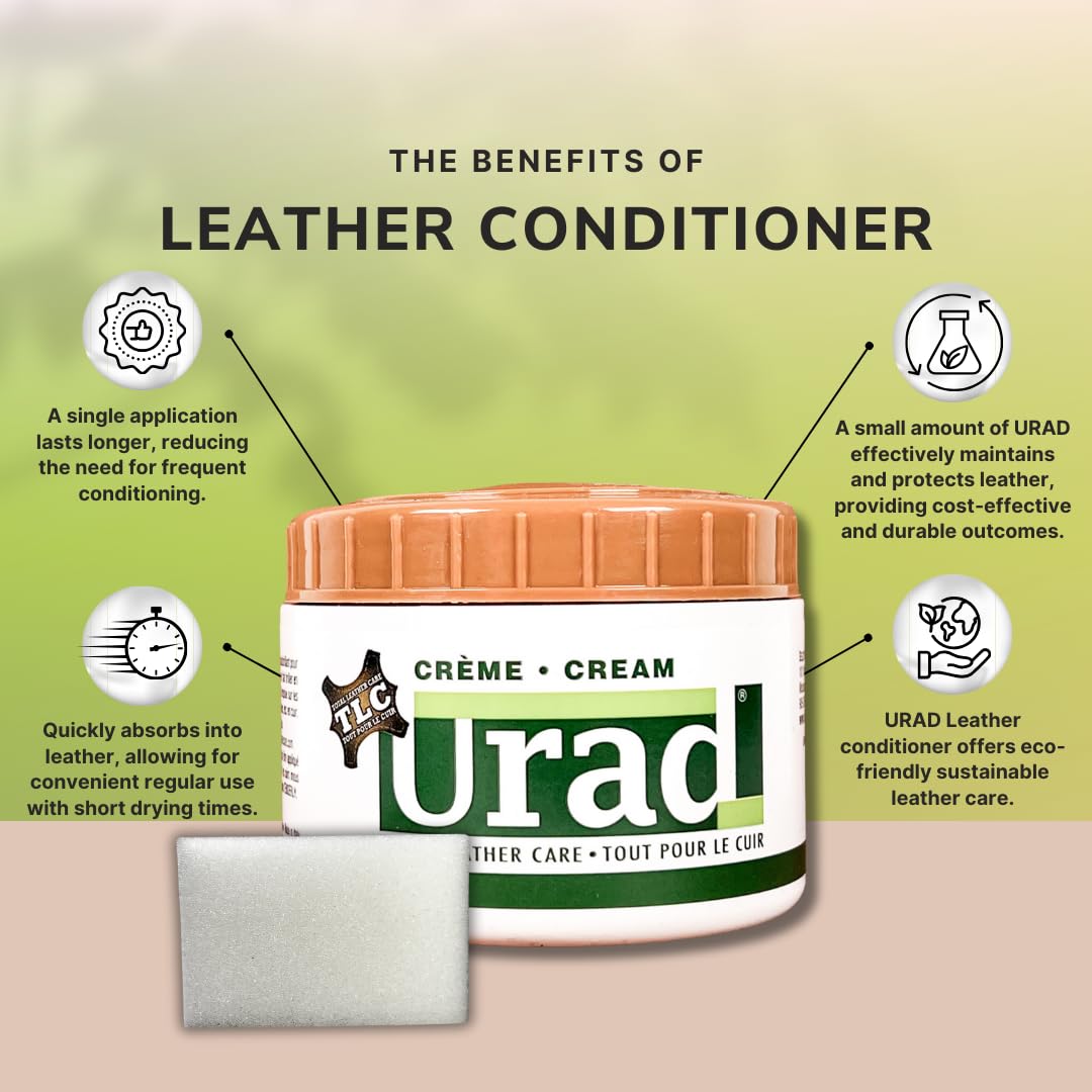 Urad Leather Crme - 7 Ounces, Light Brown