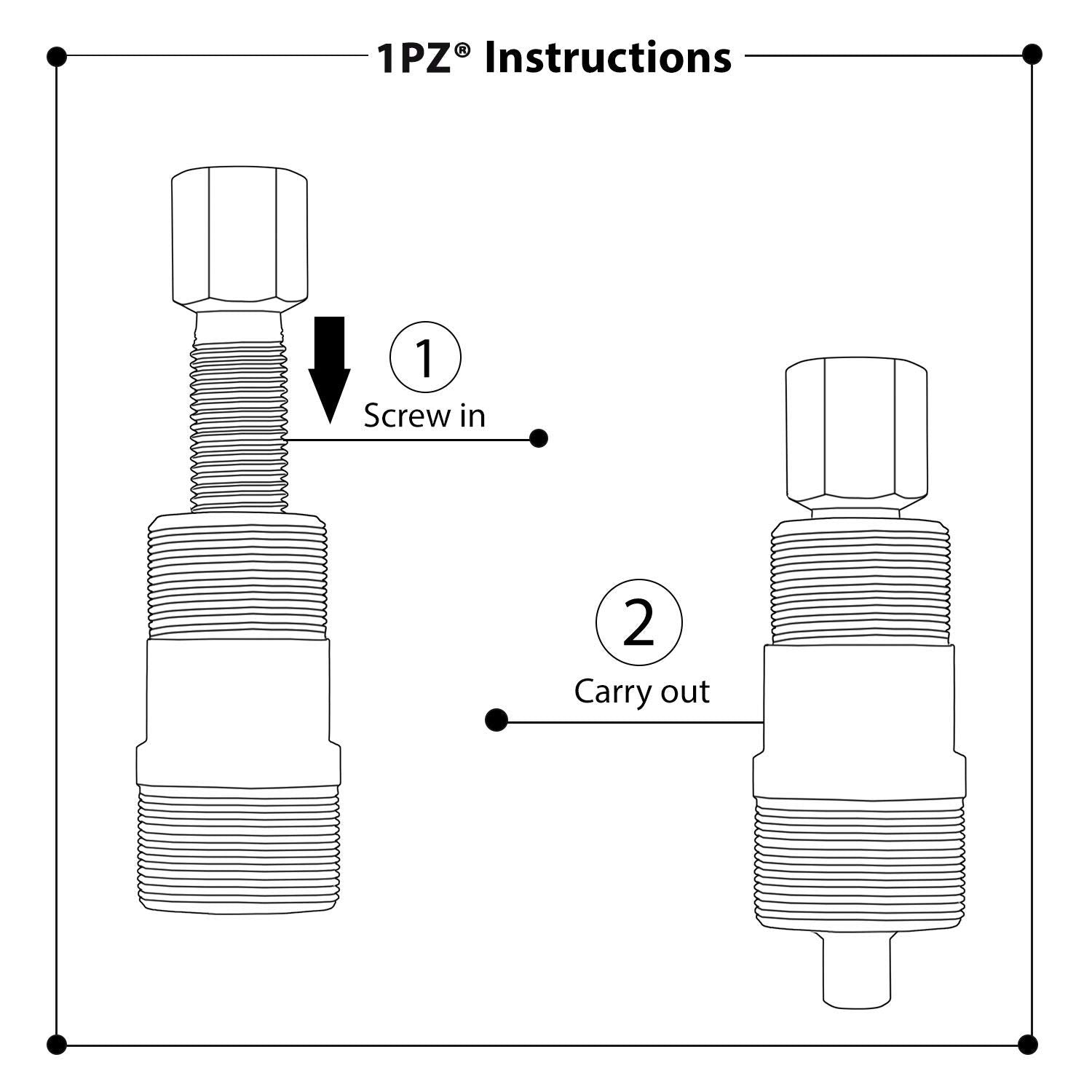 1Pz Fwt-101 Magneto Flywheel Puller Stator Removal 24Mm & 27Mm Repair Tool Replacement For Gy6 50Cc 125Cc 150Cc Kawasaki Yamaha