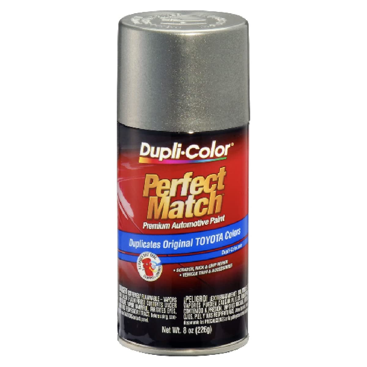 Dupli-Color EBTY16147-6PK Perfect Match Automotive Spray Paint - Toyota Phantom Grey Pearl, 1E3 - 8 oz. Aerosol Can, 6-Pack