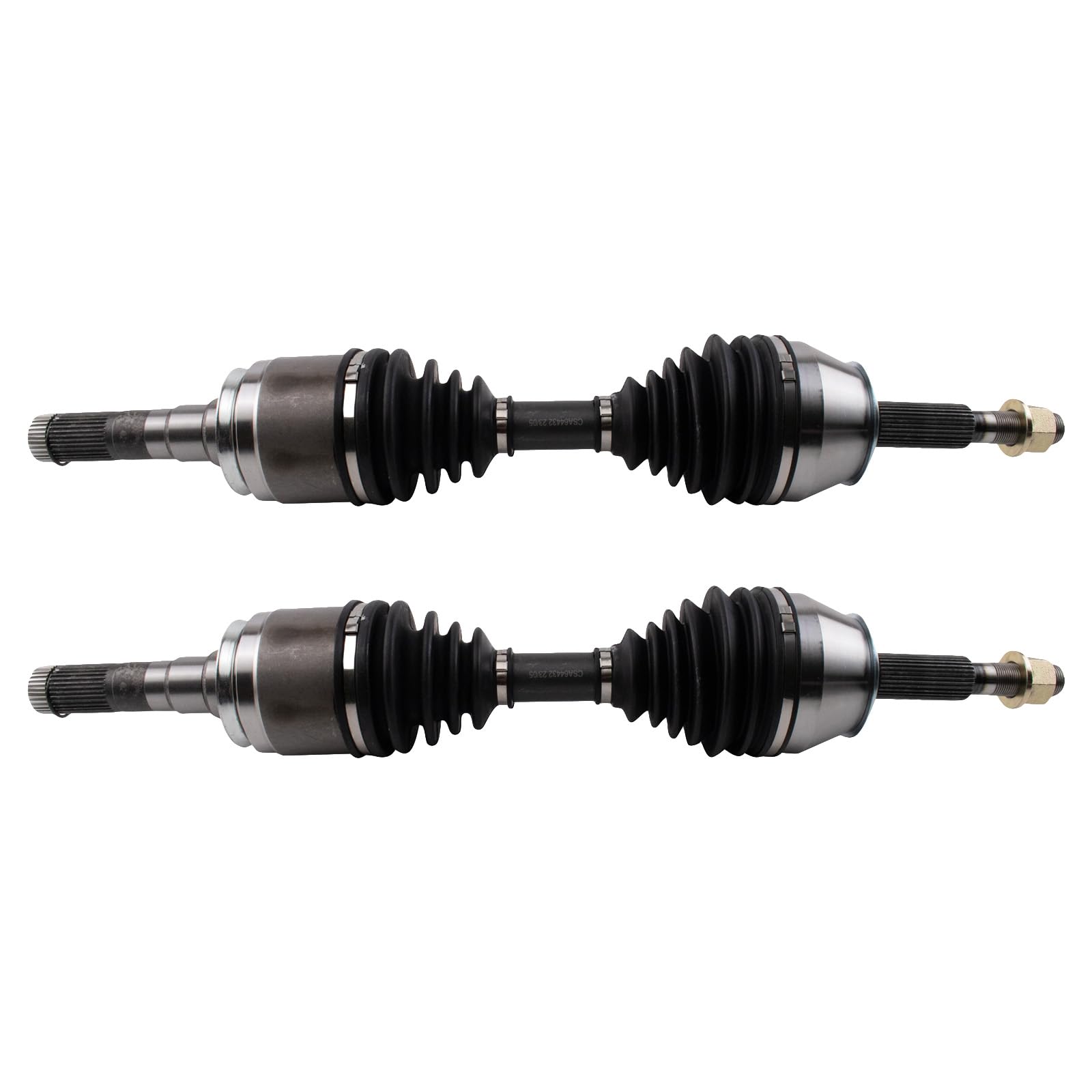 Trq Front Cv Axle Shaft Assembly Set Compatible With 2016-2020 Nissan Titan Xd