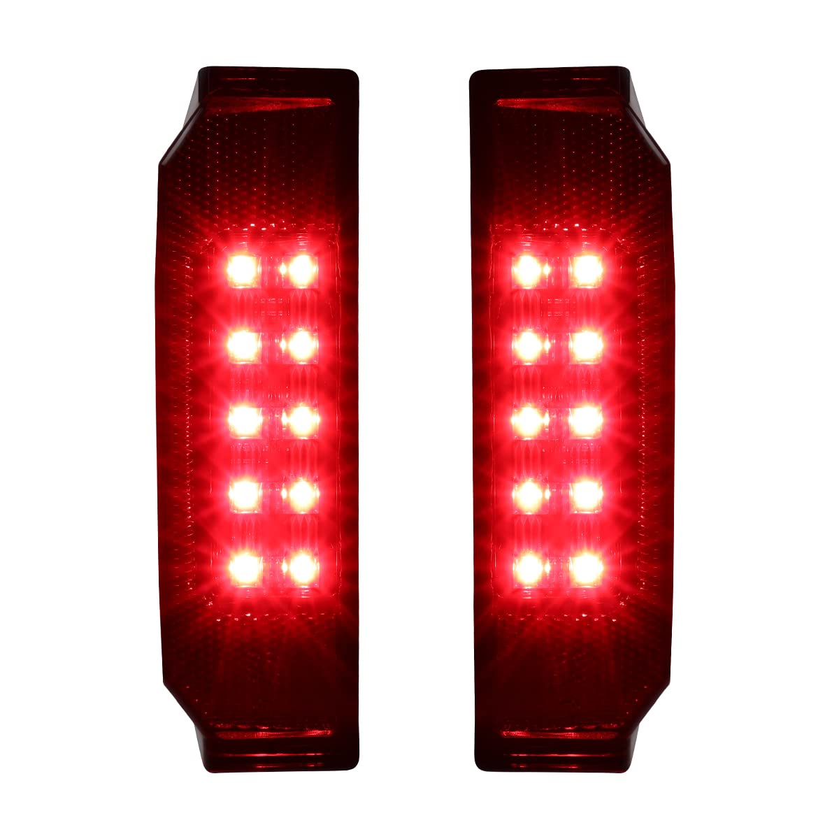 Motoparacc Smoked Utv Brake Tail Lights Led Taillights Compatible With Polaris Ranger 900 1000 Xp Diesel 570 Full Size Pro Xd 4000G 4000D Brutus General 2412774 2411866