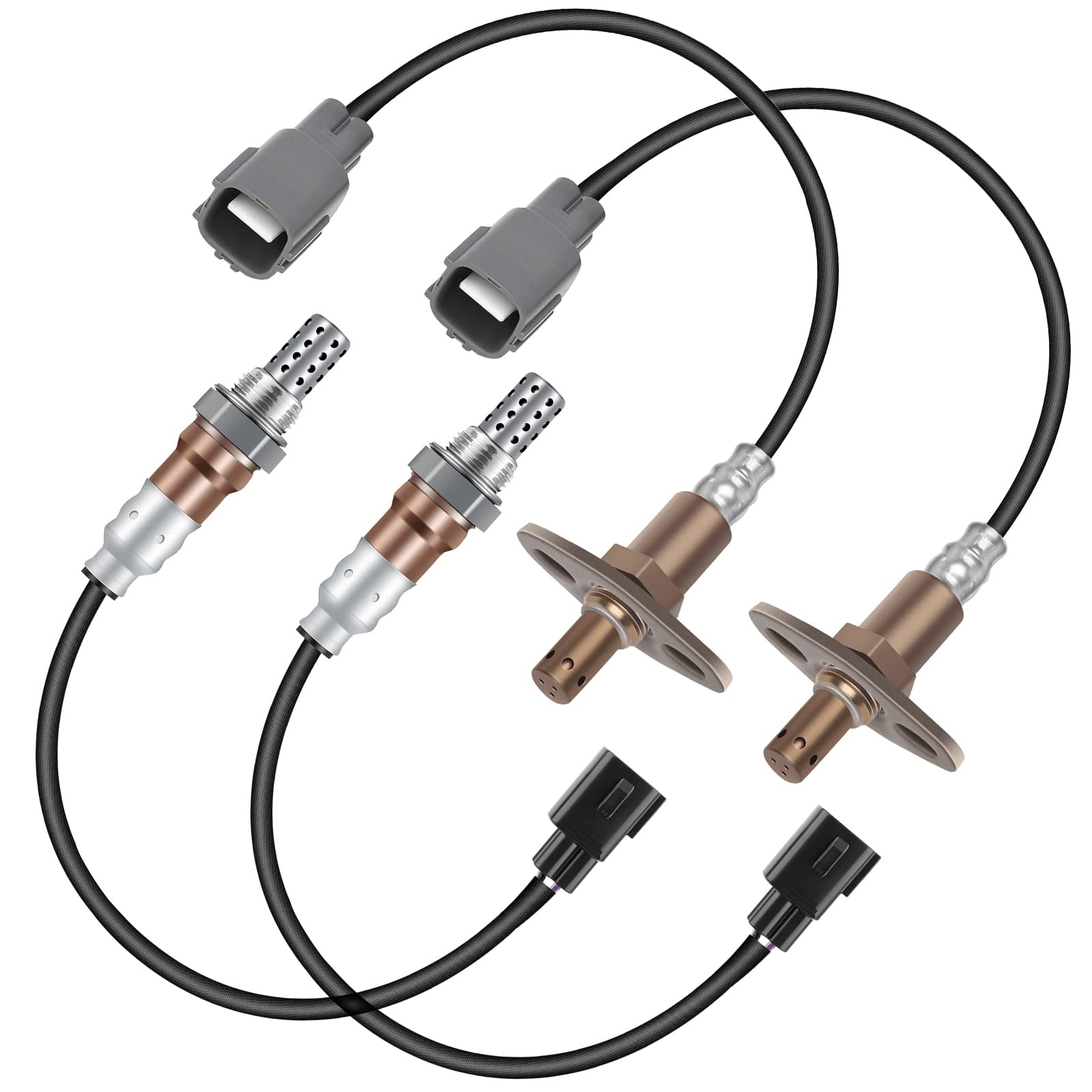 Qijiauto O2 Oxygen Sensor Upstream And Downstream 24560 250-24052 Compatible With For Lexus Gs400 1998-2000 For Lexus Gs430 2001