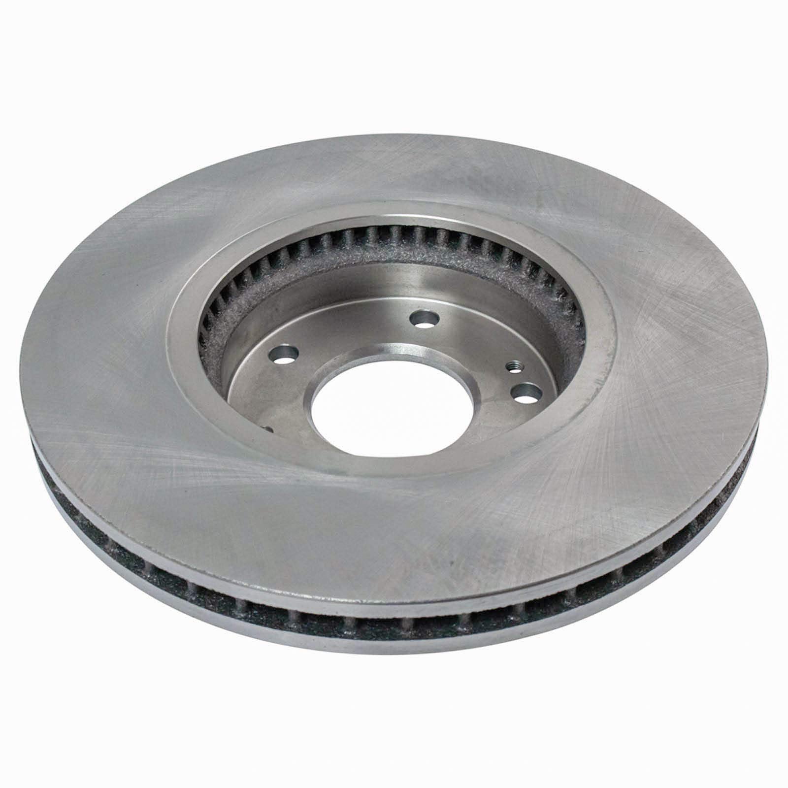 Trq Front Brake Pad & Rotor Kit Brake Pads Brake Rotor Ceramic Compatible With 2007-2009 Hyundai Santa Fe