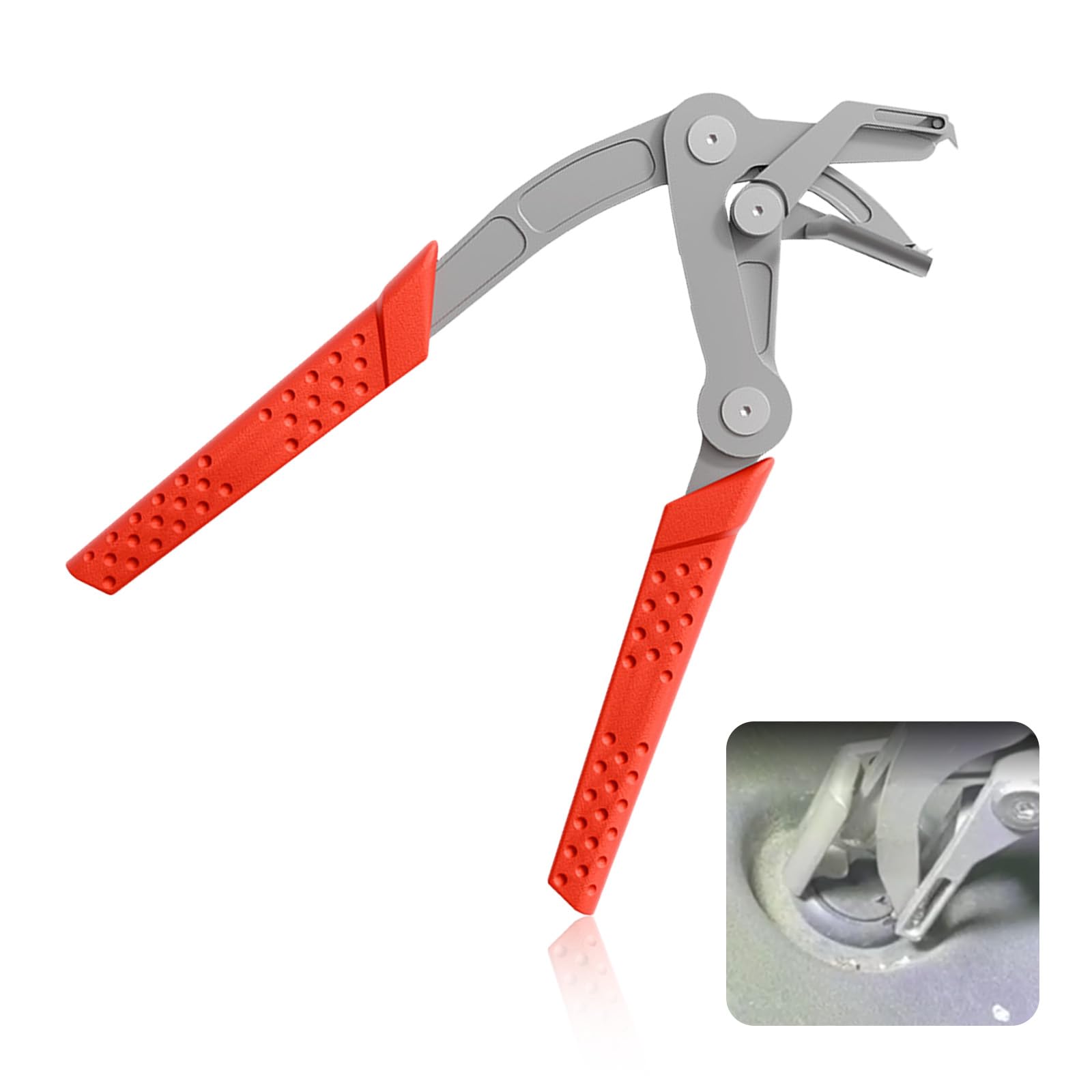 2026 New Car Clip Pliers/Disassembly Tools,Stainless Steel Car Clip Remover Tool with Anti-Slip Grip,Spring-Loaded Auto Clips Re