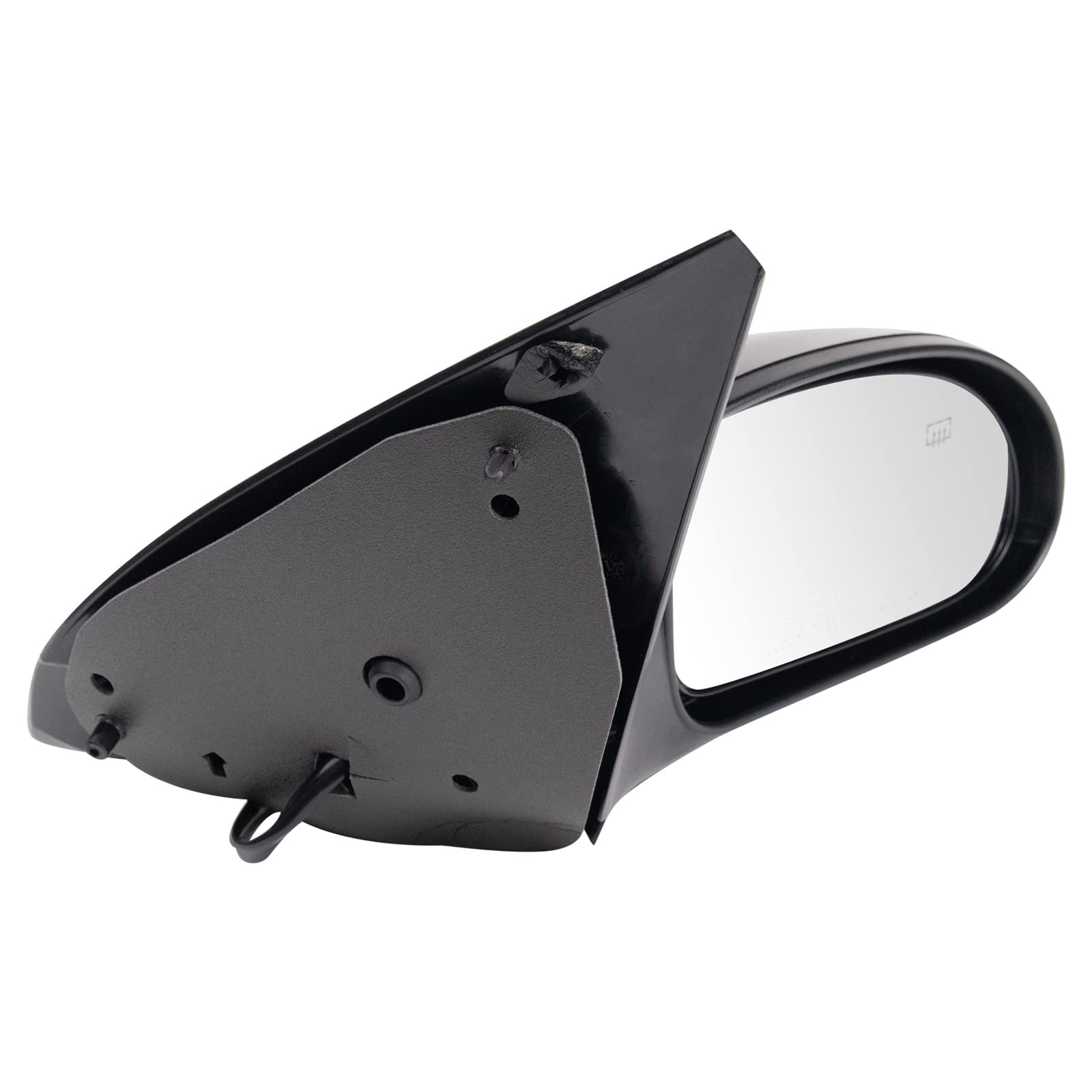 Trq Right Mirror Power With Heat With Textured Cover Passenger Side Compatible With 2003-2007 Ford Focus Fo1321228