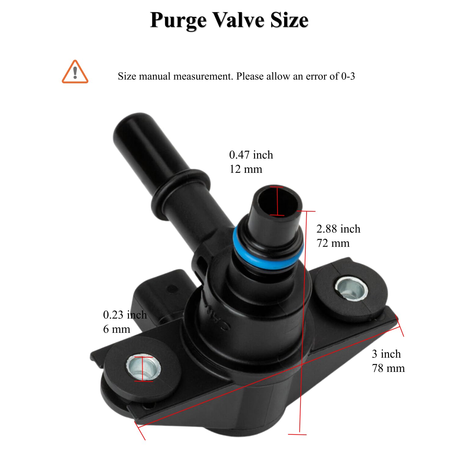 PANNUOSCS Vapor Canister Purge Valve 911-222 for 2009-2019 Ford Explorer, F150, F250, F350, Mustang, Lincoln - Replace AU5Z