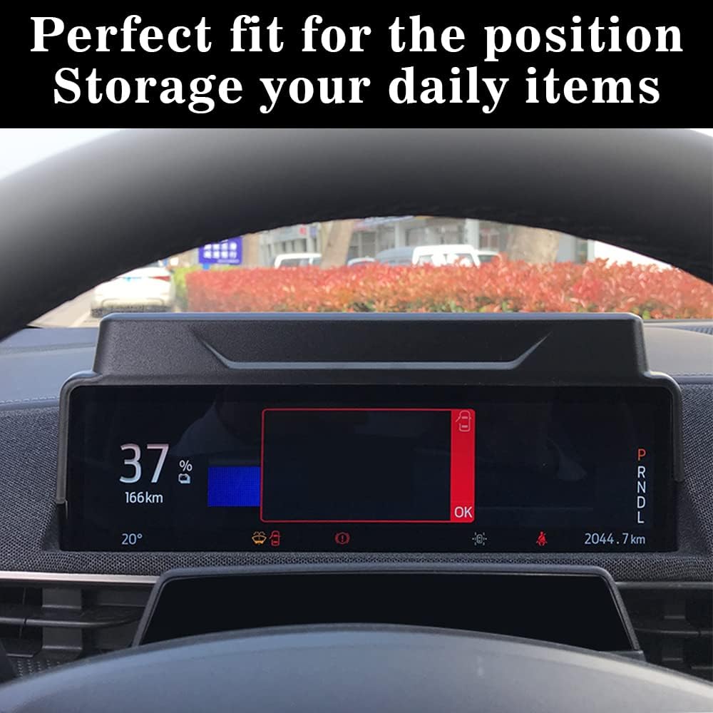 Bestevmod Compatible With Mach E Center Console Dash Storage Box Tray Organizer Sunglasses Compatible With Mustang Mach-E Interior 2021 2022 2023 2024