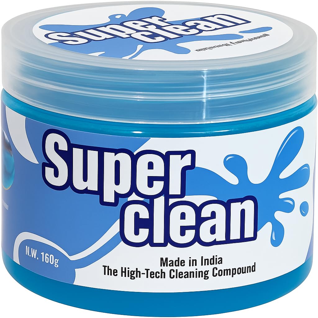 Brillwist Super Clean Gel, Reusable Cleaning Gel for Keyboards, Electronics, Car Interiors, and Tight Spaces, NonToxic Dust Rem