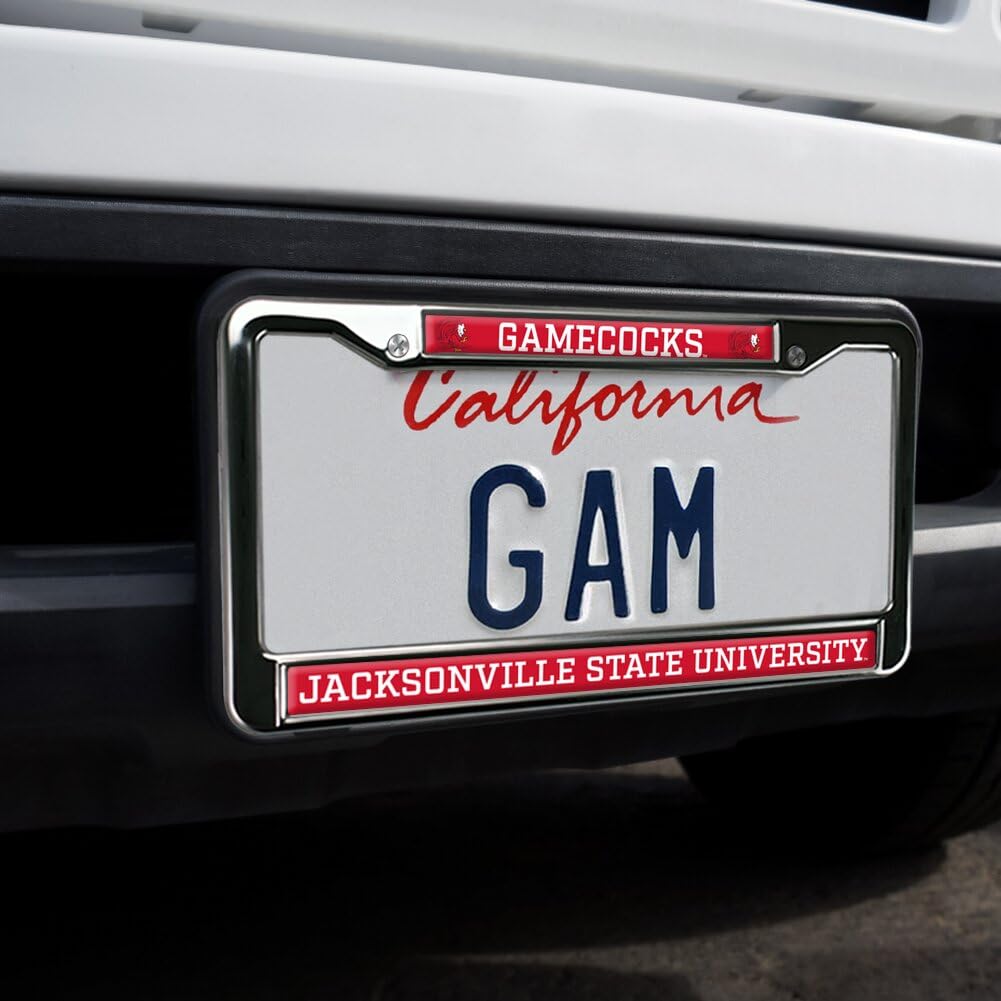 Jacksonville State University Alumni Full Size Standard License Plate Metal Frame