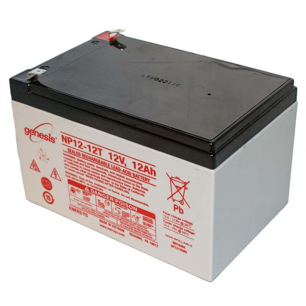 Enersys Genuine Np12-12T 12 V 12 Ah Genesis™ Np Battery W/ F2 Terminals