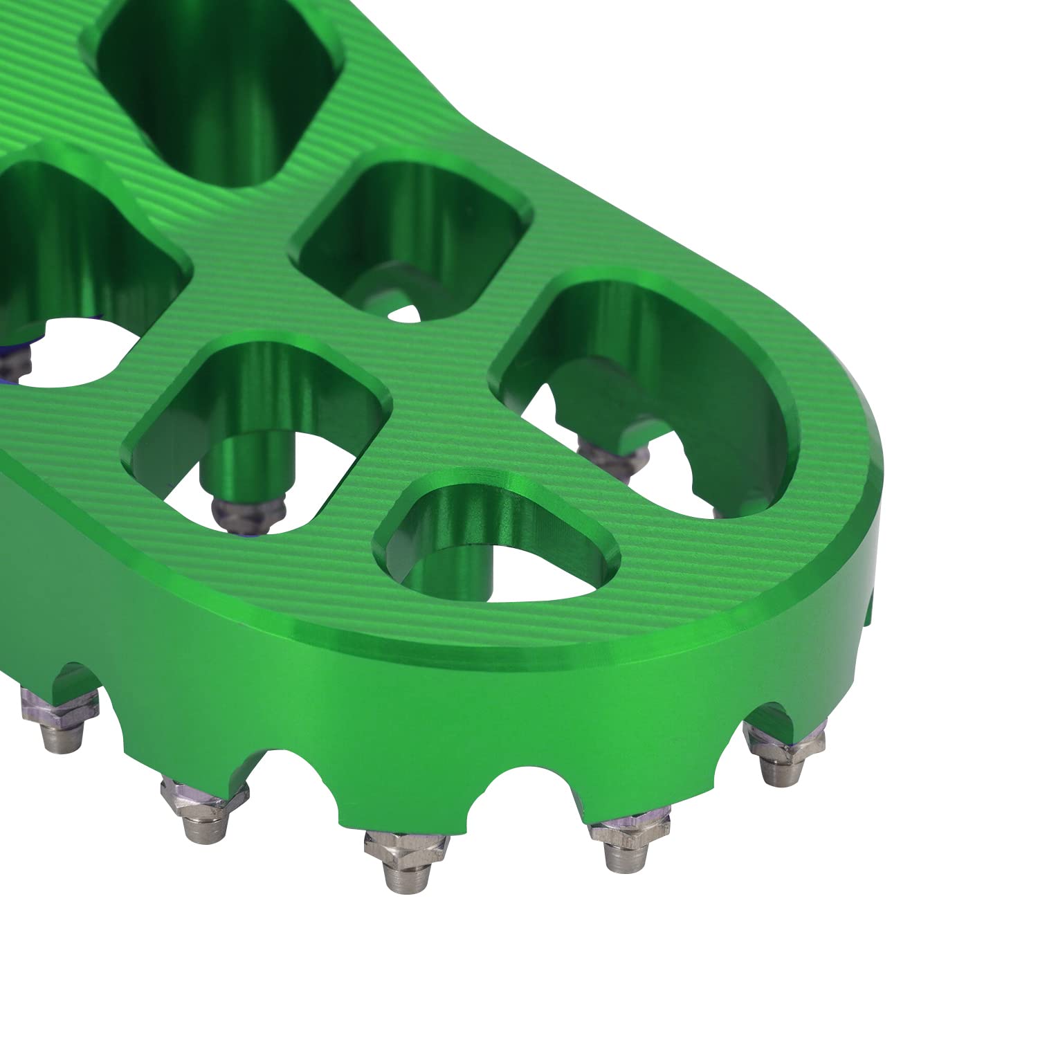 Anxin Foot Pegs Motorcycle Footpegs Foot Pedals Rests Cnc For Klx 110 Klx110 2002-2023 Klx110L 2010-2023 Kx60 1998-2003 Green Oe