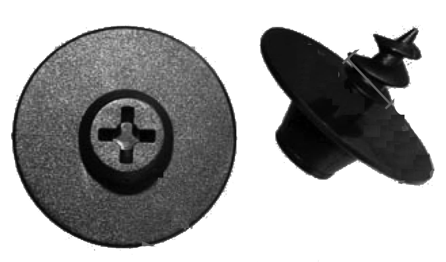 Autobahn88 Retainer Clip For Carpet Mat, Compatible With Volkswagen (Oem: 3D0864812Ab41) (Pack Of 20)