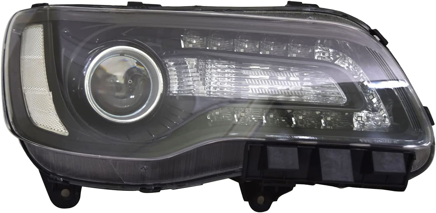 Replacement For Chrysler 300, 2018-2021 Sedan, 2018, 2019, 2020, 2021 Sedan Halogen Headlamps Headlight Assembly With Led Drl Right / Passenger Side-Ch2503331, 68402948Aa-Dot&Sae Compliant