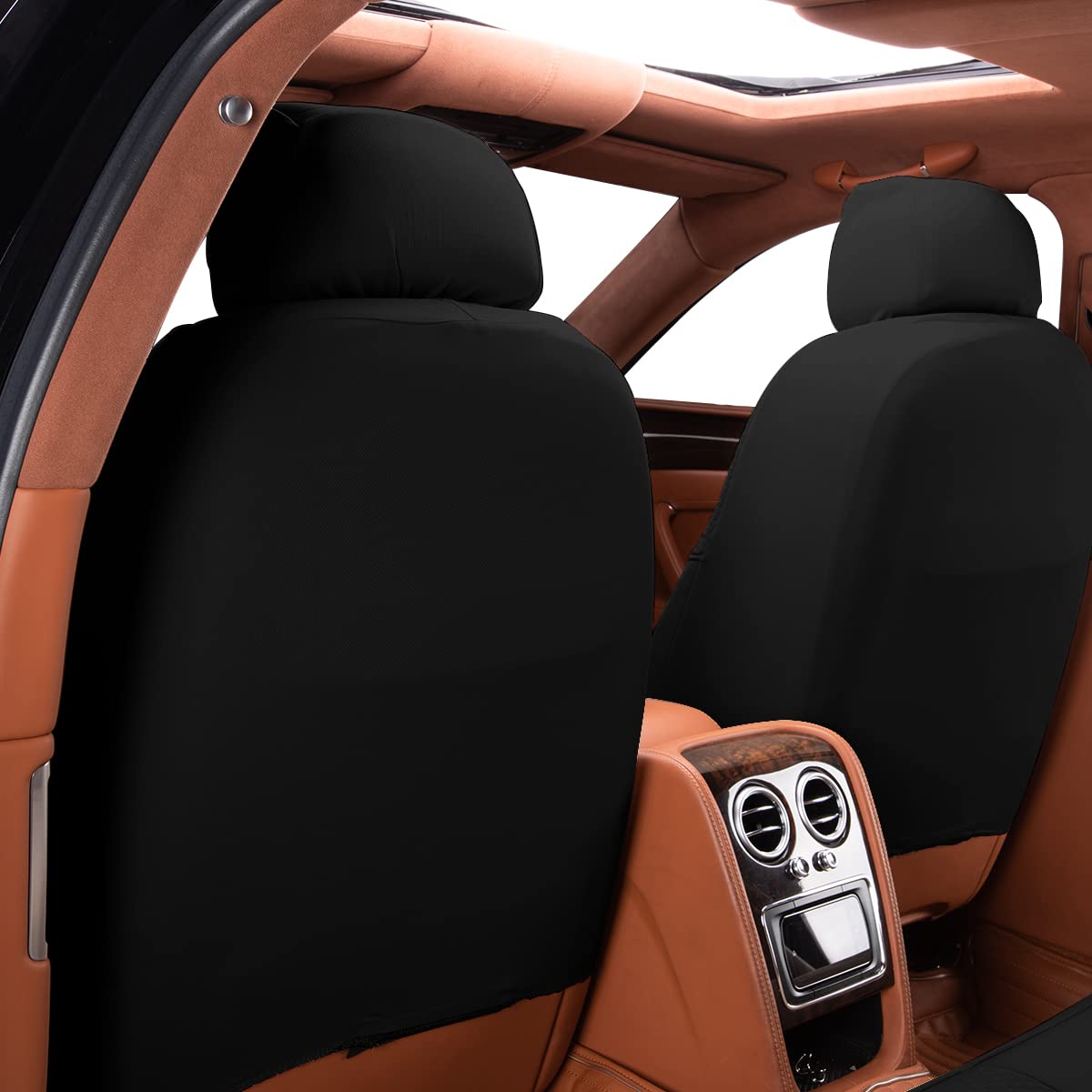 Flying Banner Car Seat Covers Full Cover Universal fit Car Truck SUV Van Hot Stamp Breathable Rear Bench Split Polyester Fabric