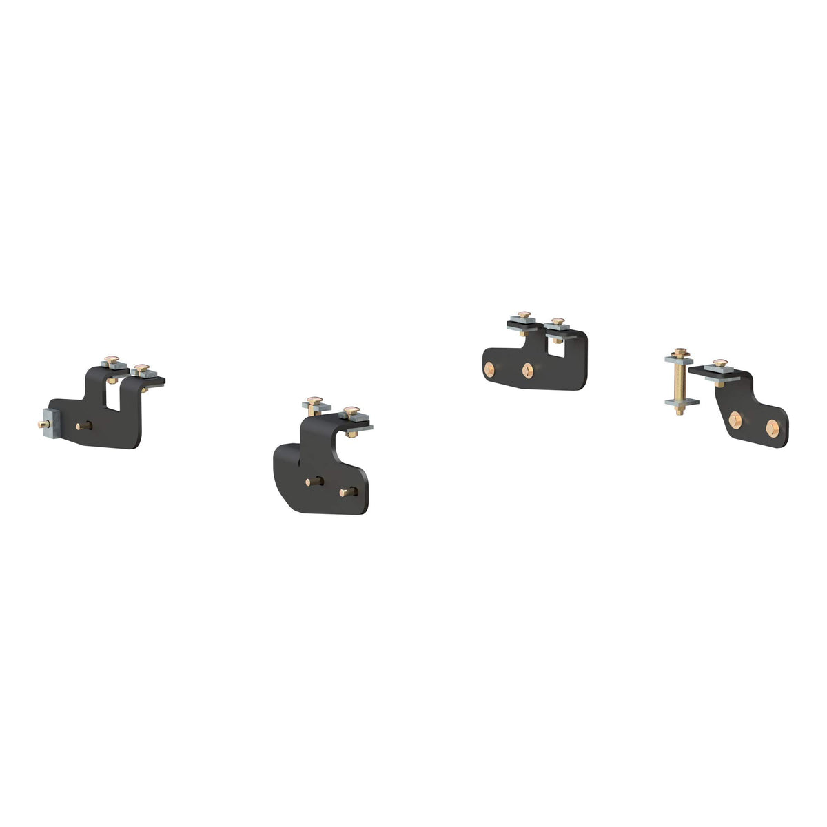 CURT 16427 5th Wheel Installation Brackets, Select Ram 2500, Except with 5th Wheel Prep Package Black