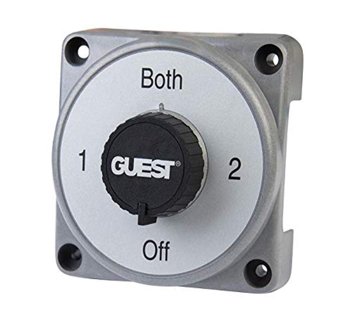 Guest 2300A Heavy Duty Diesel Power Marie Battery Selector Switch (360 Continuous, 600 Momentary Amps)