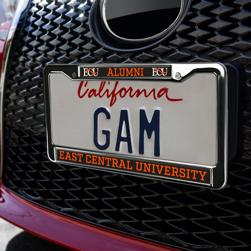 East Central University Alumni Full Size Standard License Plate Metal Frame