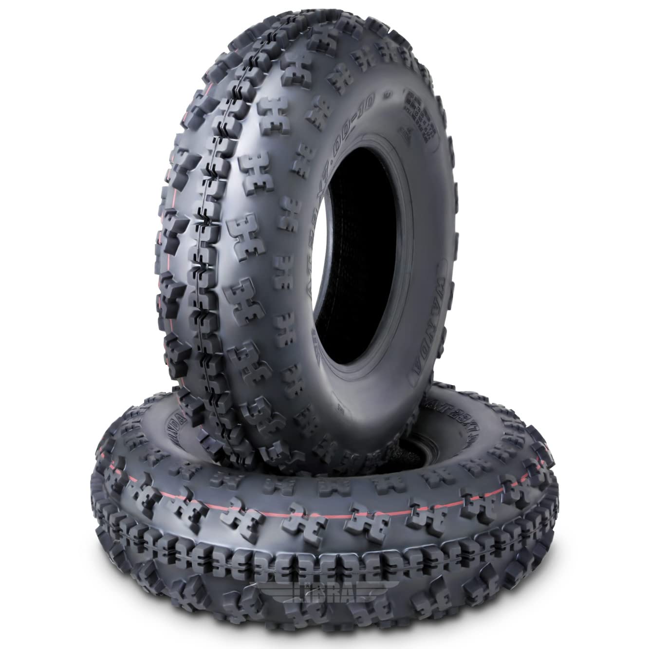 WANDA Set 2 Sport ATV Tires AT 23x7-10 P348 GNCC (Grand National Cross Country) Race Tire - 10063