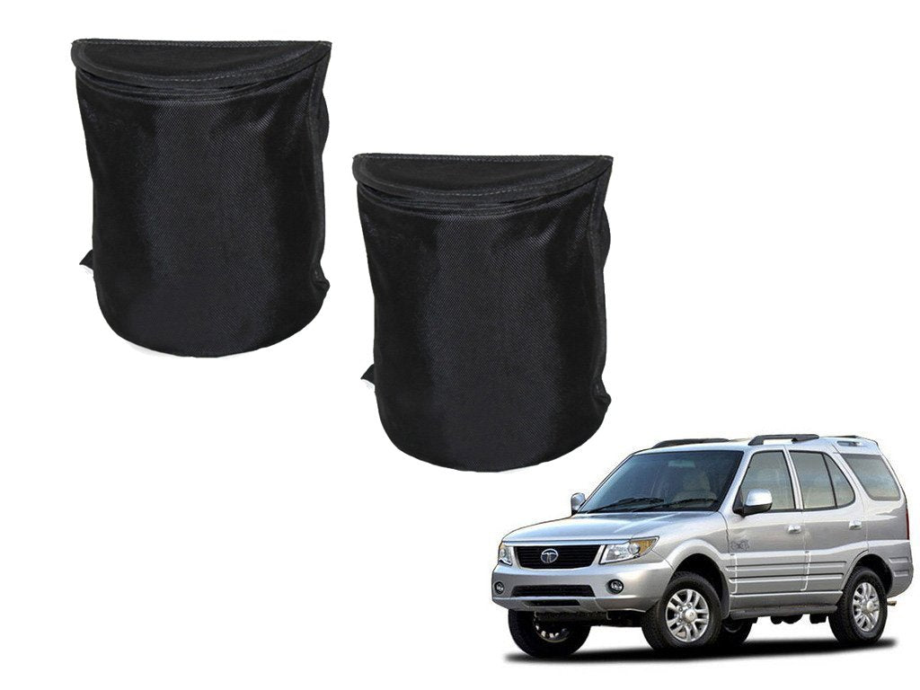 Kozdiko Semi Cylindrical Car Dustbin Set of 2 Pcs for Tata Safari