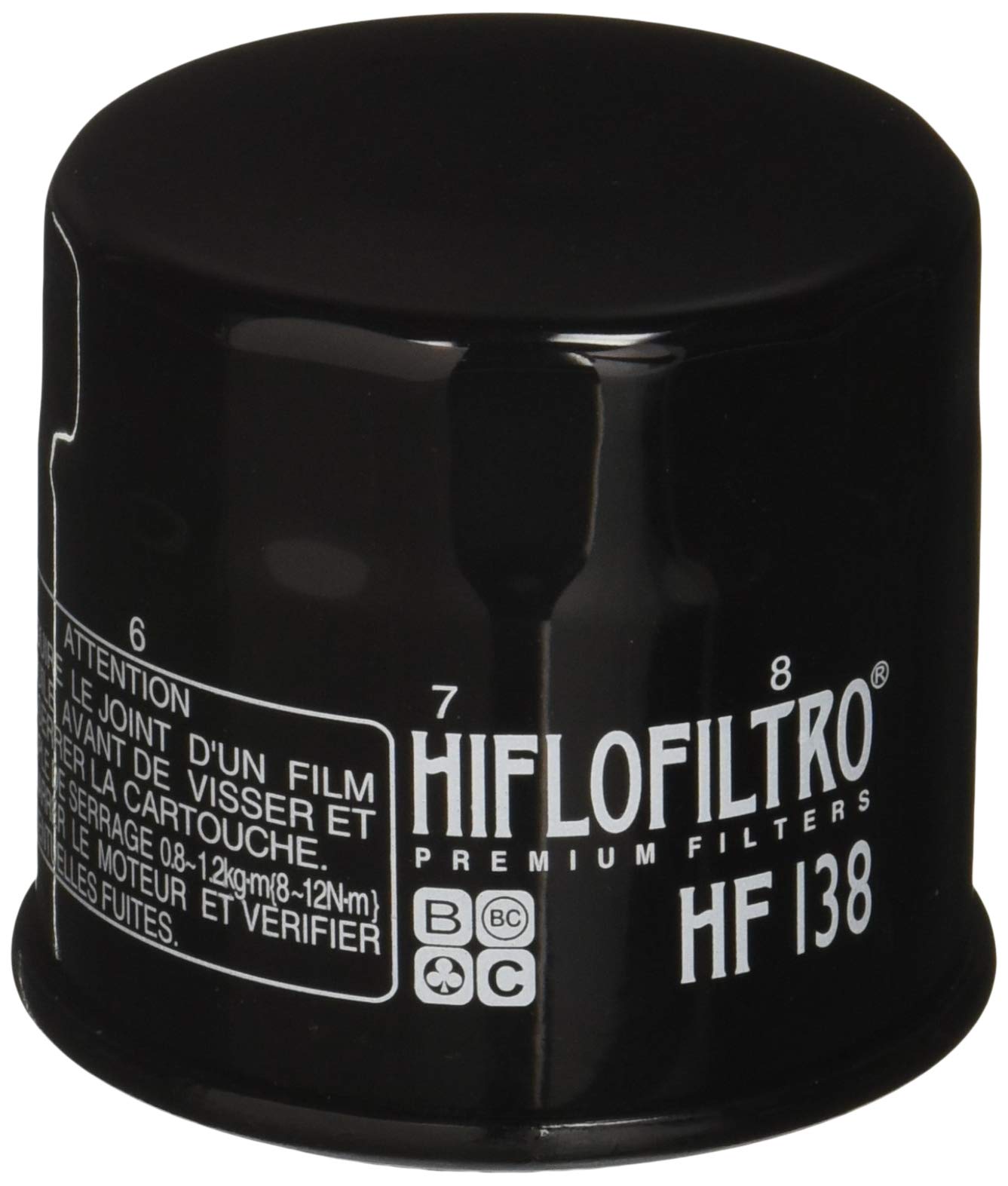 Hiflo Filtro Hf138 Black Premium Oil Filter
