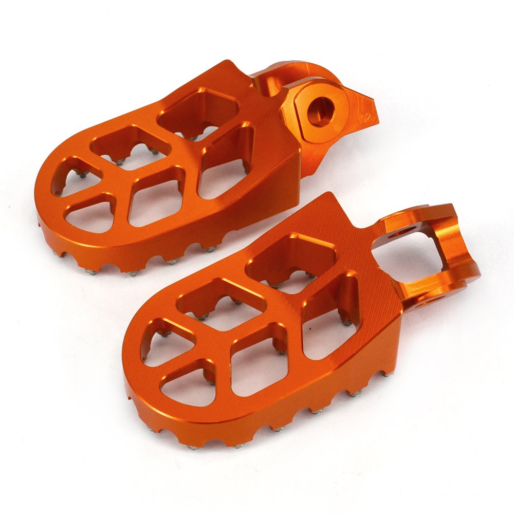 JFG RACING CNC Dirt Bike Foot Pegs Rest Pedal Footpegs And Dirt Bike Clutch Lever For 125/150/250 SX 150/250/300 XC-W 250/350/45