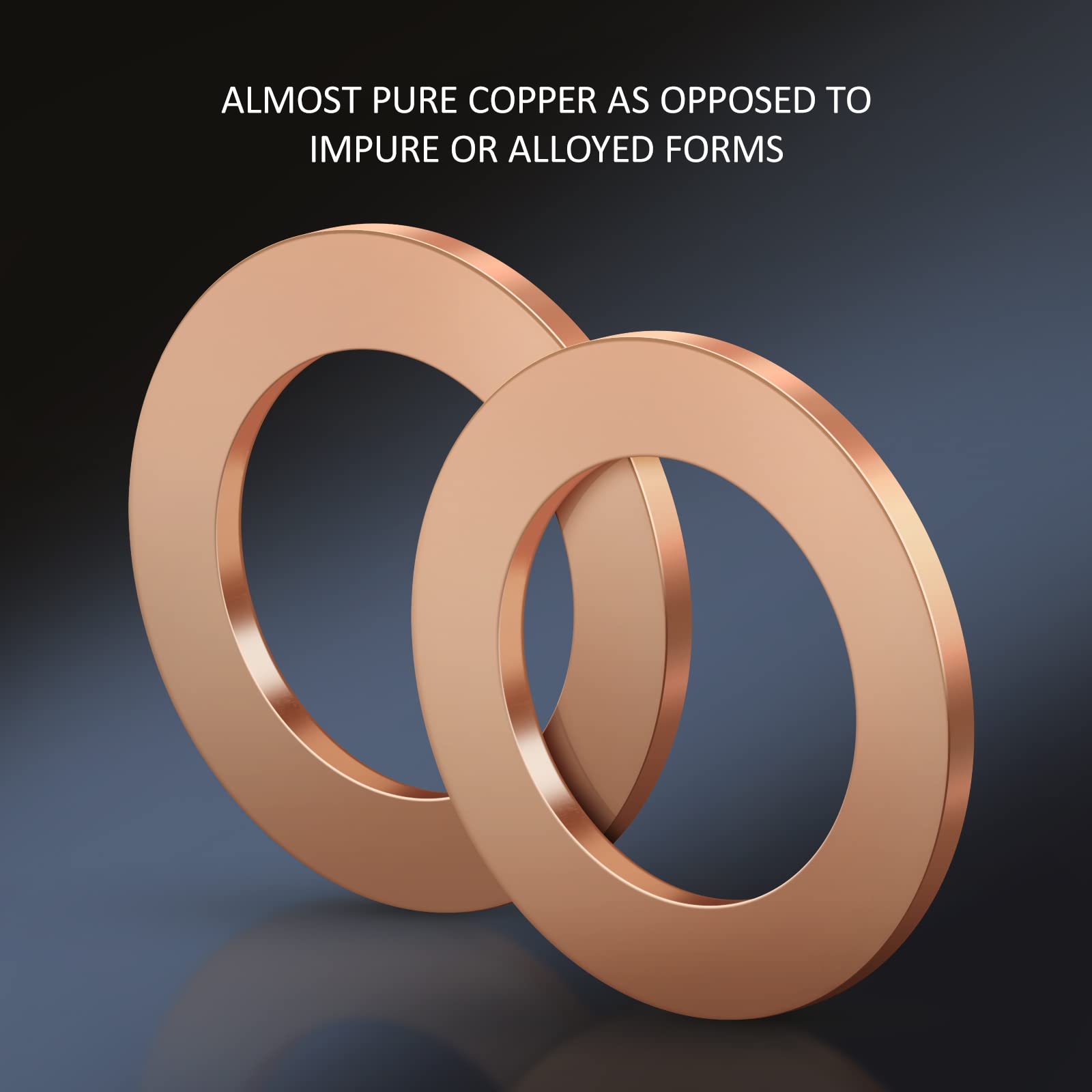 Deefill (20Pcs) M14 Red Copper Oil Drain Plug Crush Washers Gasket Seal Ring