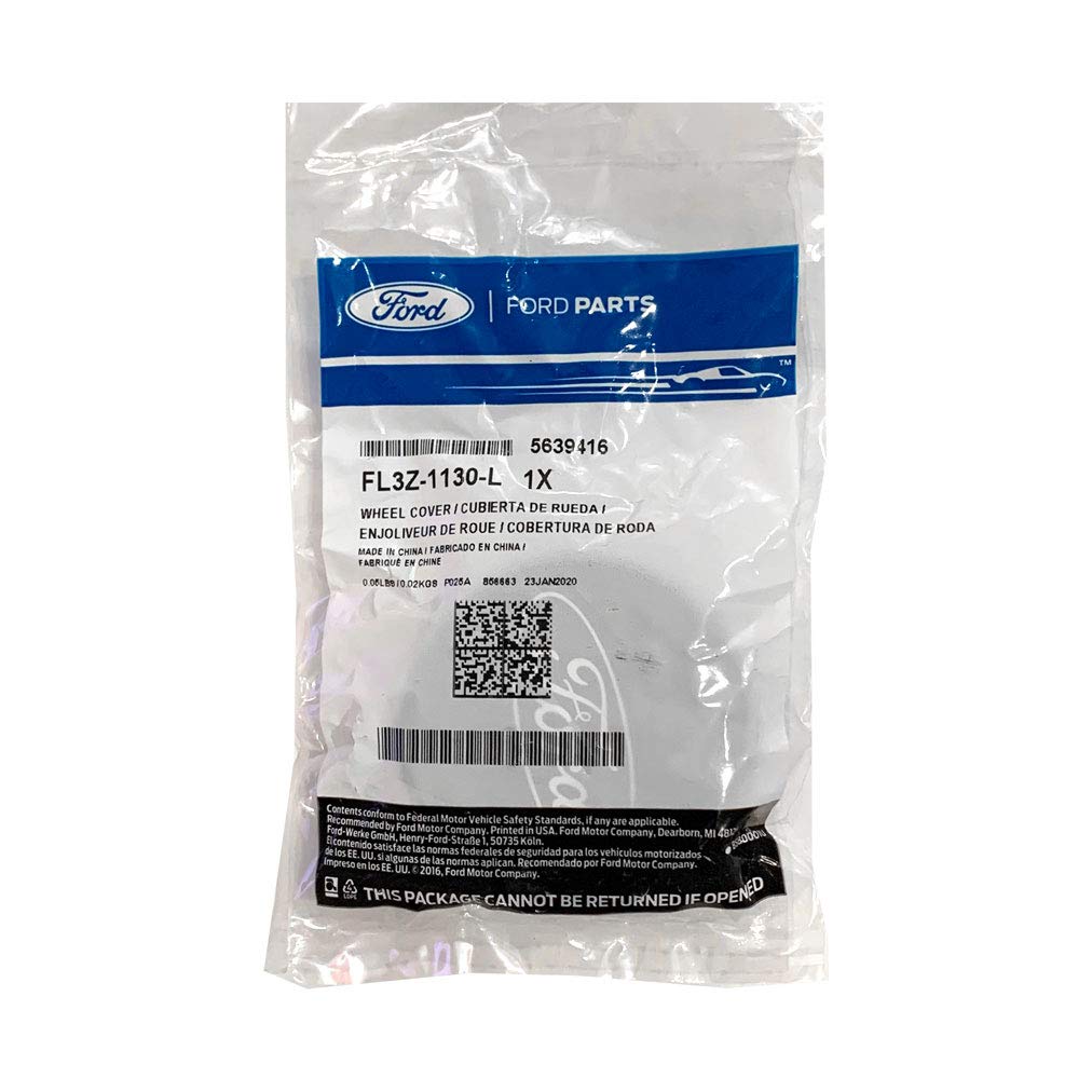 Ford Racing Ford Truck/Suv Black And Chrome Wheel Center Cap Kit