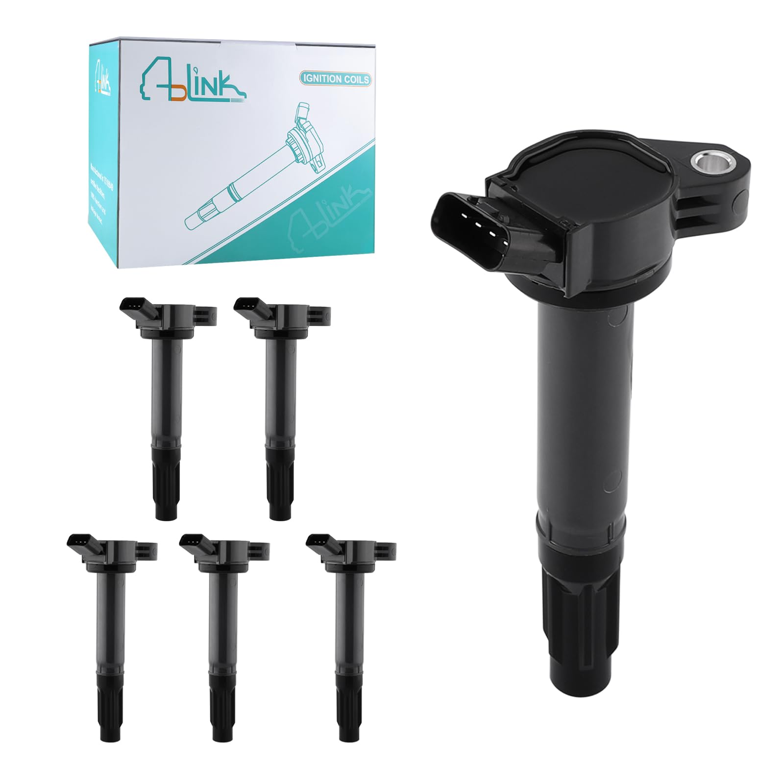 6Pcs Uf487 Ignition Coil Pack 2.5L 2.7L 3.5L For Toyota Avalon Camry Highlander Rav4 Sienna Venza,Lexus Es300H Es350 Is350 Nx300