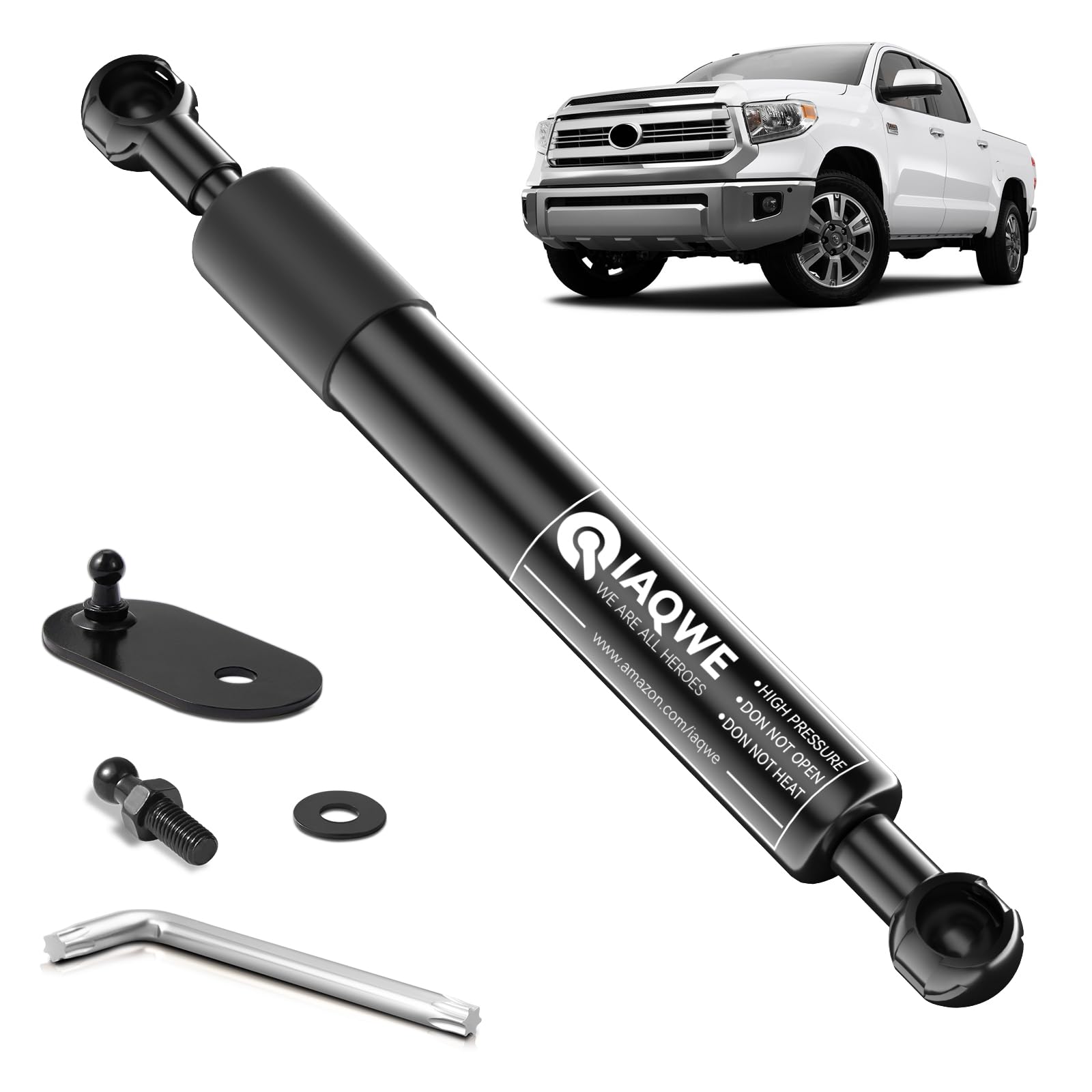 Iaqwe Truck Tailgate Assist Shock 73219 Compatible With 2007-2021 Toyota Tundra Xk50, Trunk Lift Support Shocksfit For Toyota Tu