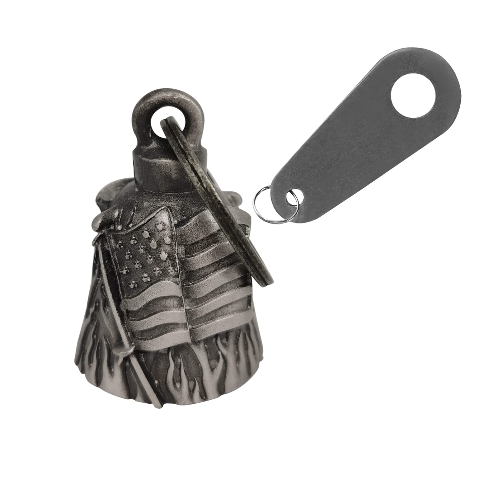 Motorcycle Bell With Hanger For Biker, Good Luck Biker Bells & Motorcycle Accessories, Key Chain With Delicate Luck Bell