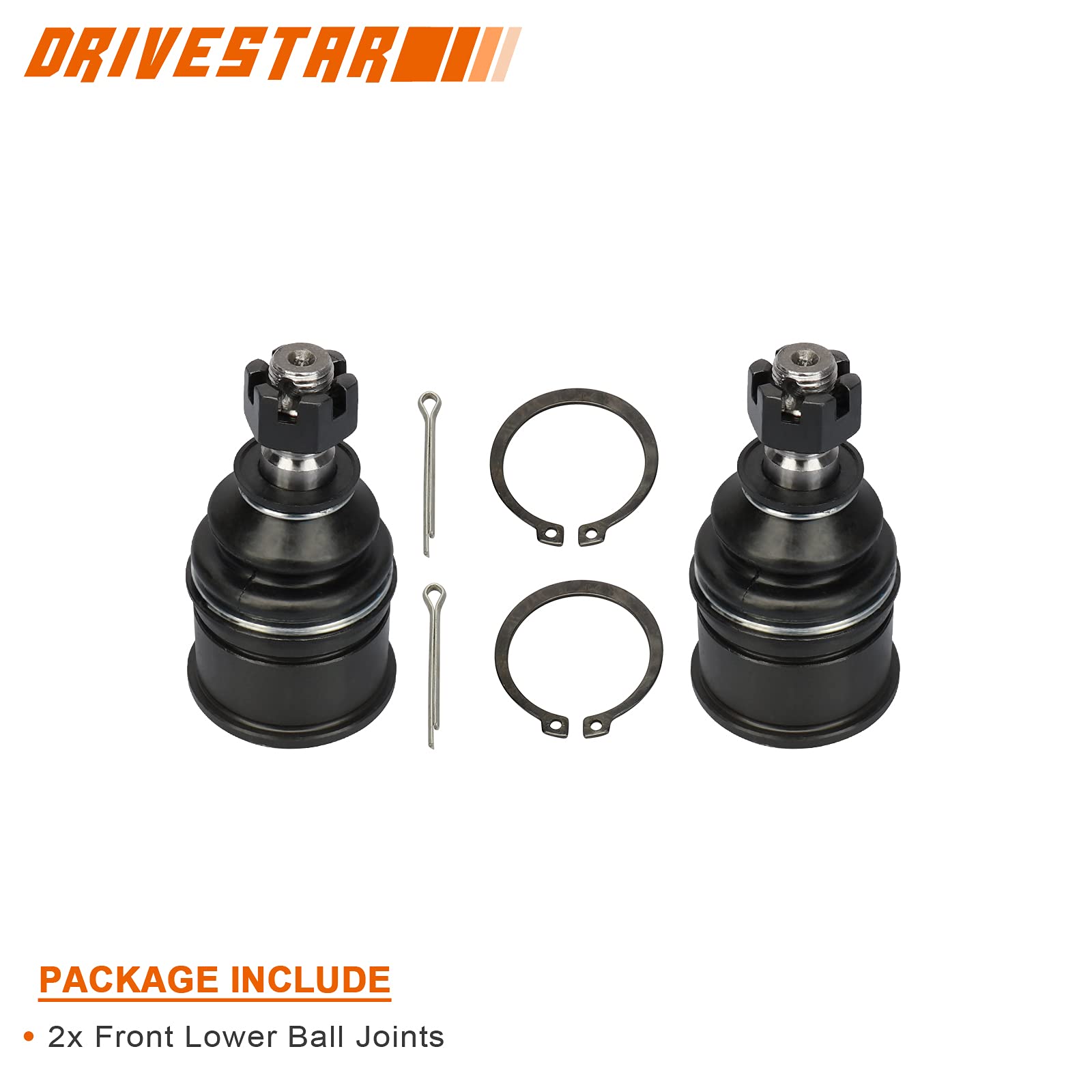 DRIVESTAR 10PCS Front Suspension Kit, fit 1997 1998 1999 2000 2001 for Honda CR-V, include K80883 K80884 K9802 K90667 EV414 ES33