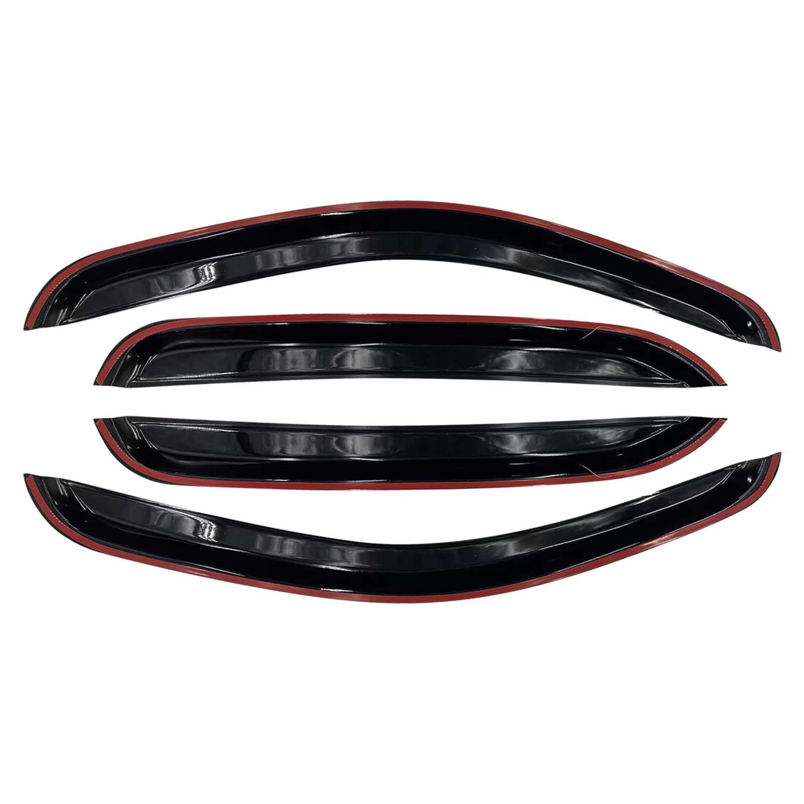 Sontian Tape-On Side Visor Deflectors Rain Guards For 2007-2014 Silverado/Sierra 2500Hd-3500Hd/Suburban/Yukon Xl Window Rain Def