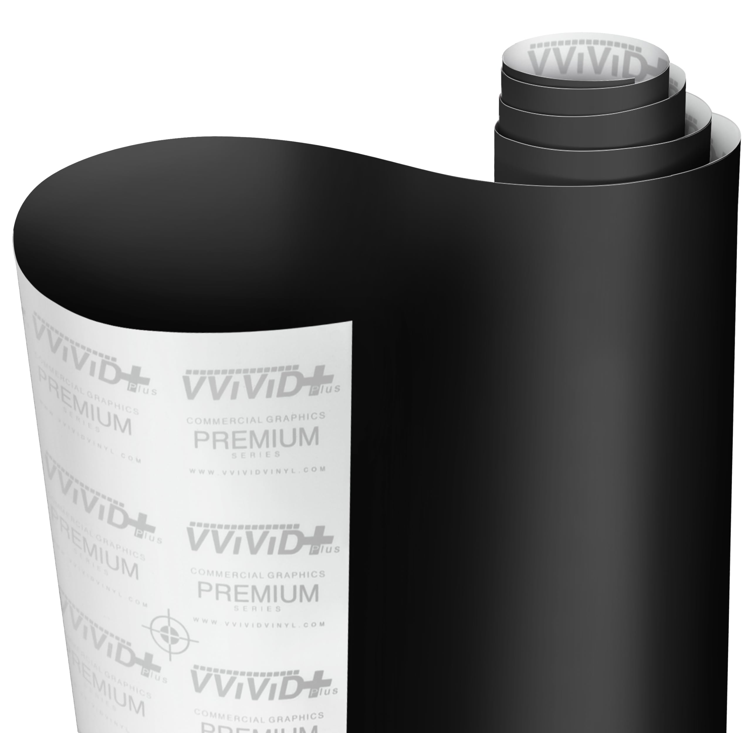 Vvivid Black Matte Car Wrap Vinyl Roll With Air Release 3Mil-Vvivid8 (3Ft X 5Ft)