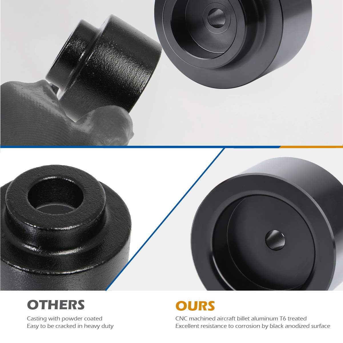 2'' Rear Leveling Lift Kits For 2009-2018 Dodge Ram 1500 4X4 4Wd 2Wd, 2000-2020 Tahoe Suburban 1500, Dynofit Raise 2 Inch Rear L