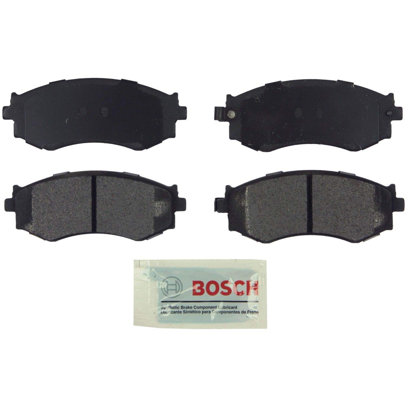 BOSCH BE485 Blue Semi-Metallic Disc Brake Pad Set - Compatible with Select Infiniti G20; Nissan 240SX, Axxess, Sentra, Stanza; F