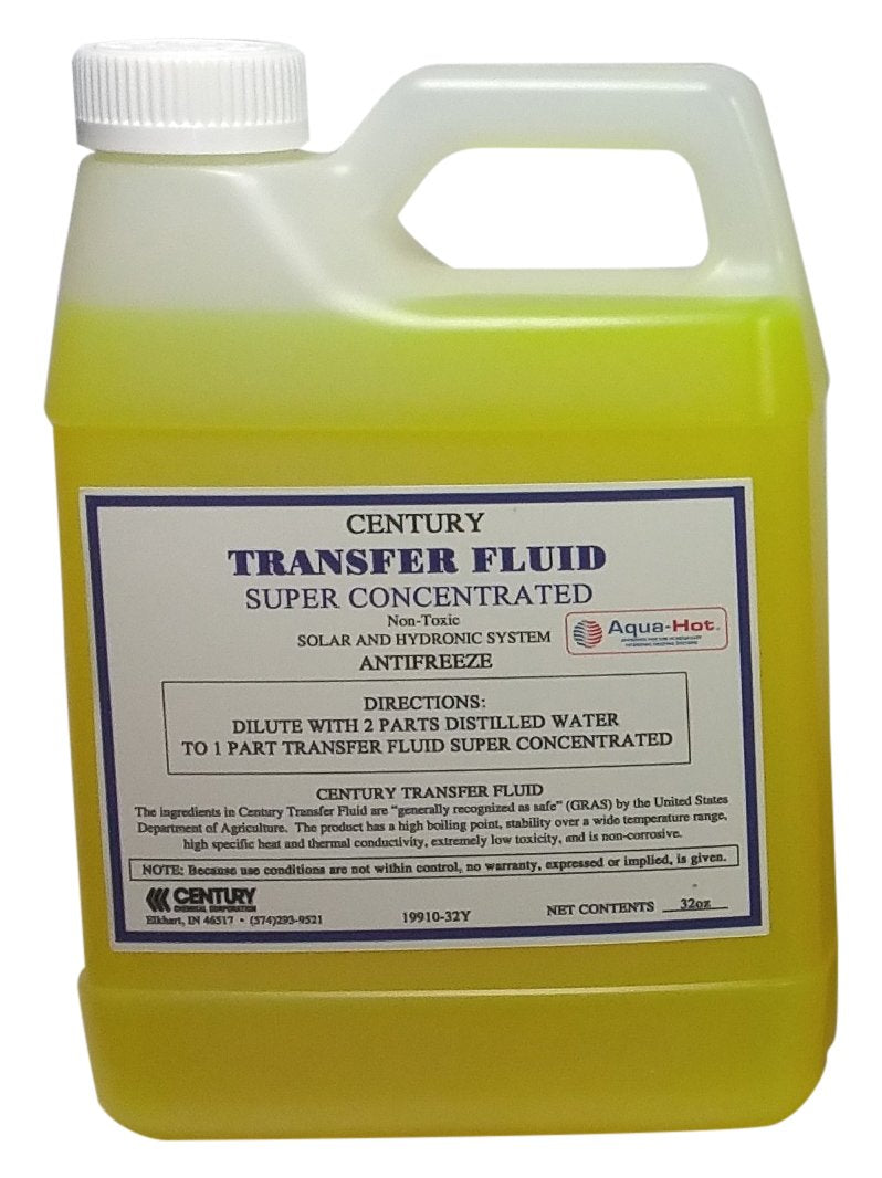 Century Heat Transfer Fluid, Non-Corrosive, Non-Toxic Propylene Glycol RV Antifreeze For Heating Systems | Ready To Use | Recomm