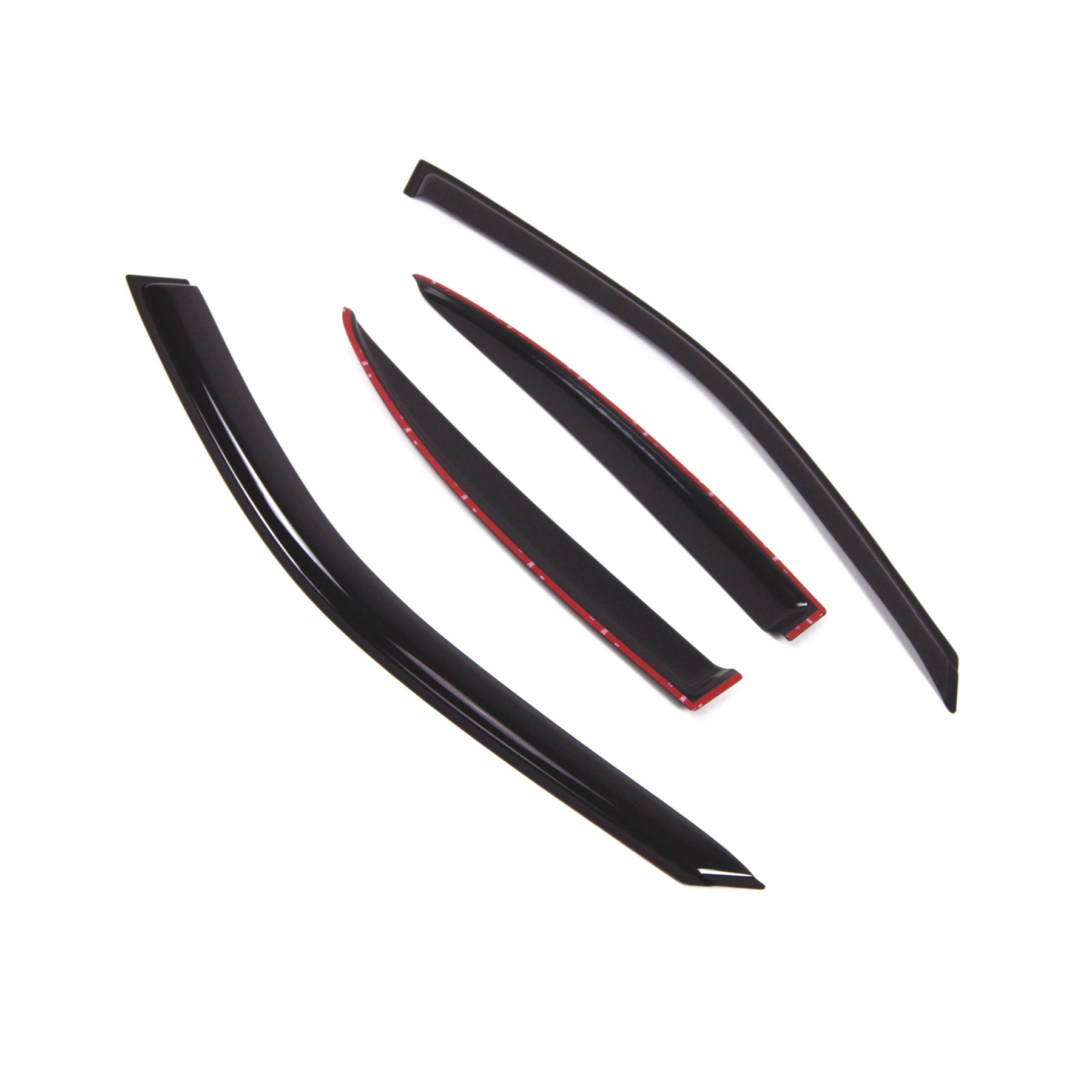 Tuningpros Outside Mount Window Vent Visors Rain Guards Compatible With Bmw 525I 528I 530I 540I 97-03 | Side Window Wind Deflect