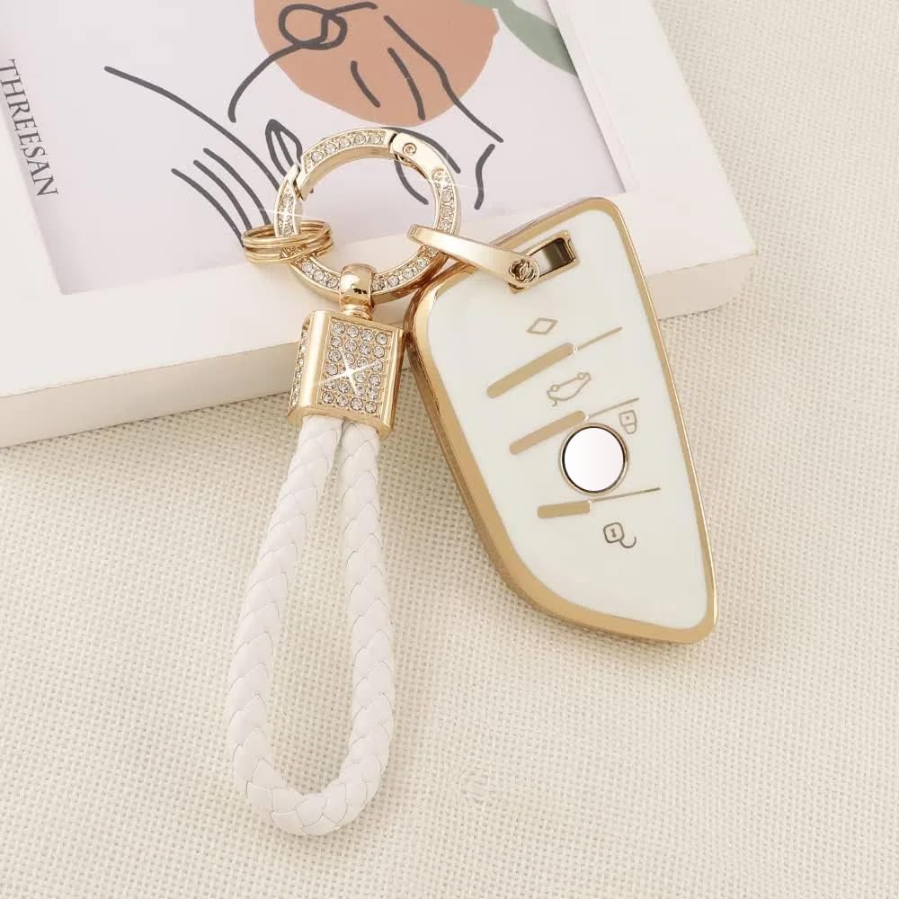 Pifoog Key Fob Cover For Bmw 3 4 5 6 7 8 Series X1 X2 X3 X4 X5 X6 X7 M3 M4 M5 M8 Accessories Tpu Car Keys Shell Case Bling Keych