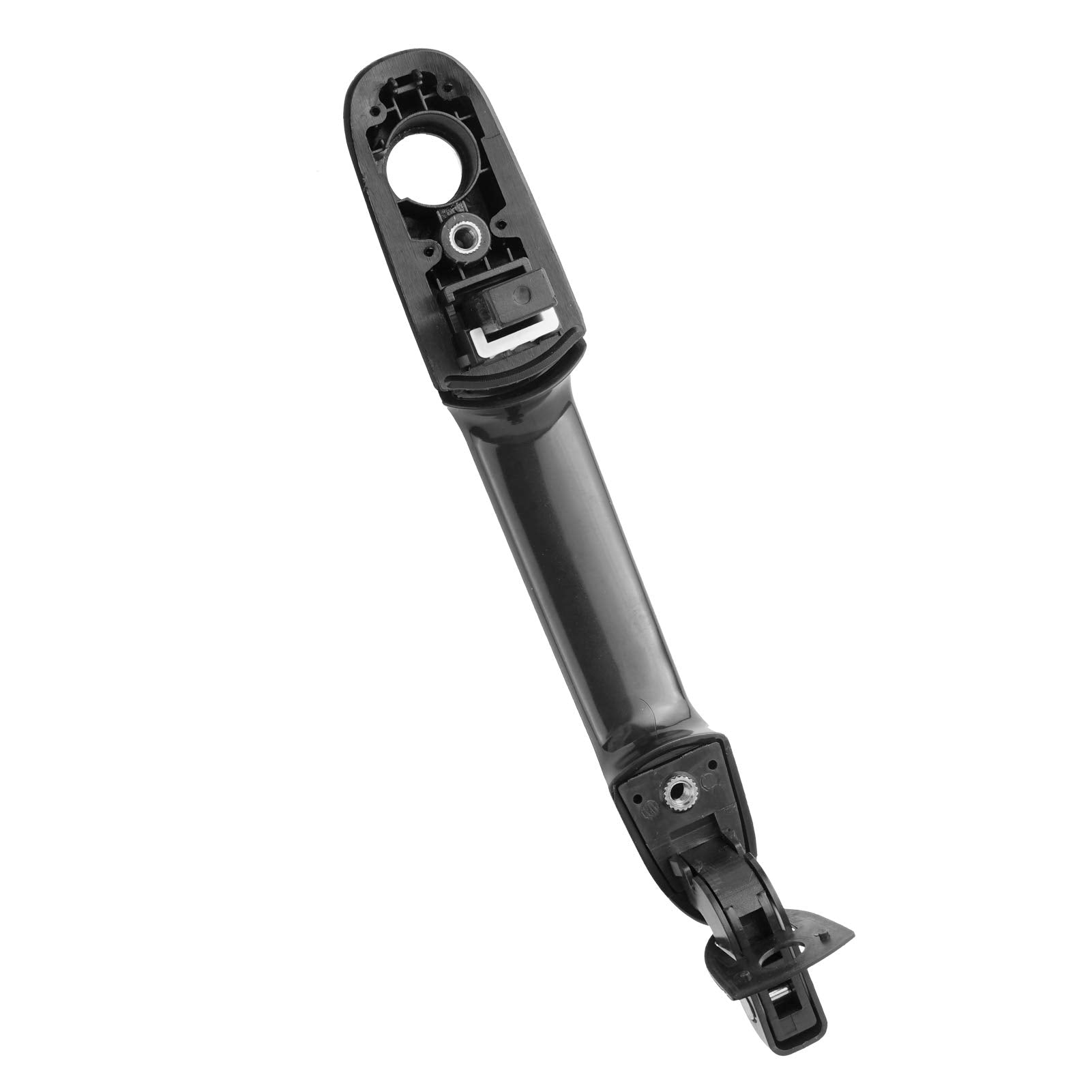 HHCSOP Black Door Handle for Hyundai Accent 2006-2011 Front Driver Exterior with Keyhole Replacement #80700 82650-1E050