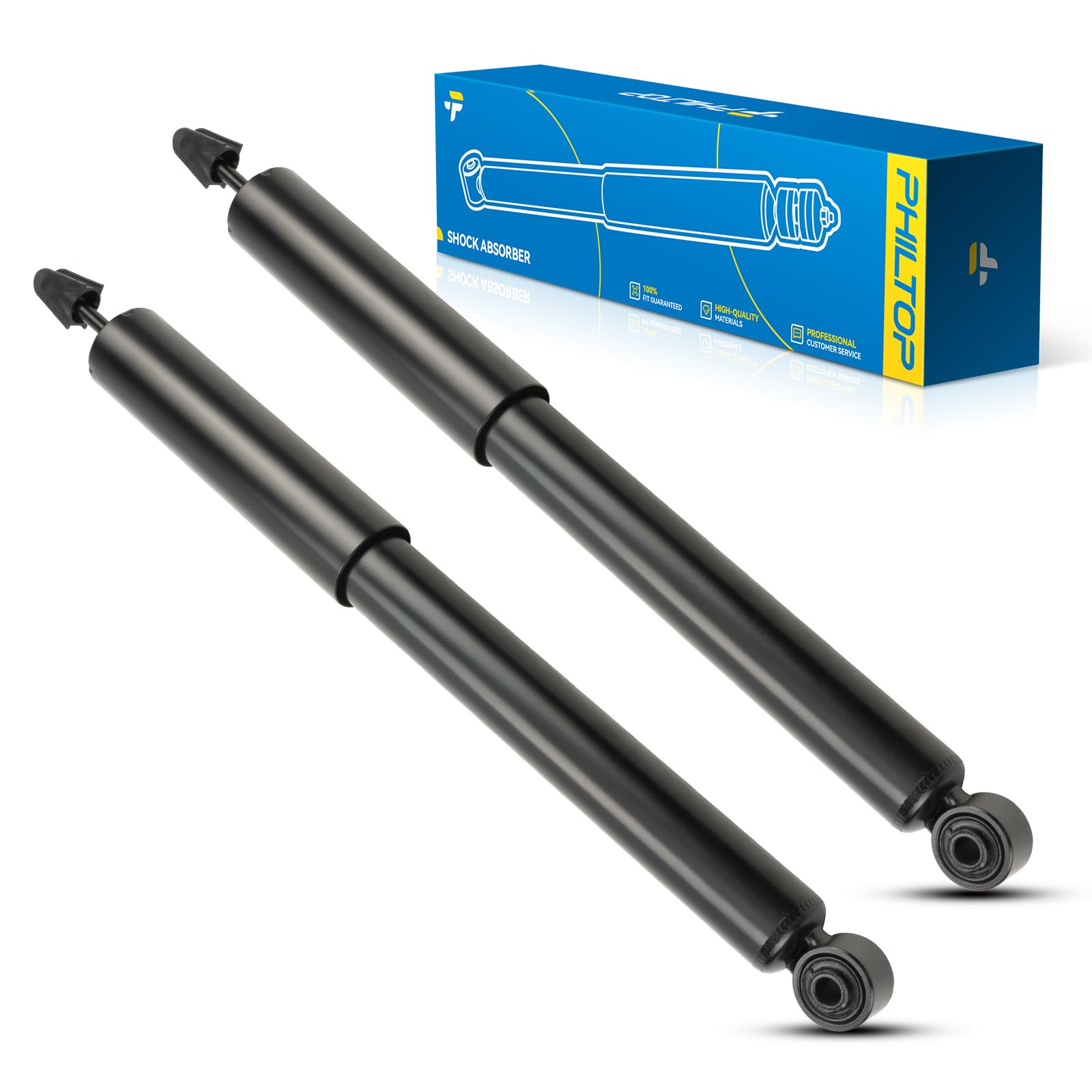 Philtop Rear Struts For Toyota Tacoma 2005-2022, 37280 Struts With Coil Spring Assemblies, Shock Absorbers 2 Pcs