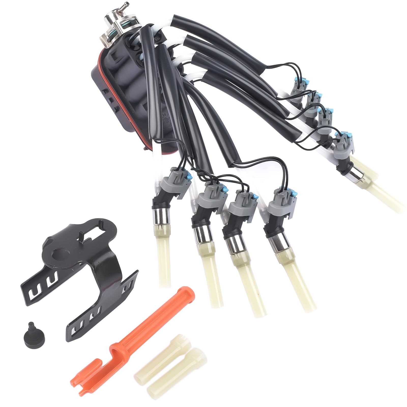 TEKKOAUTO FJ504 Spider Fuel Injector Kit Compatible with GMC Chevy Express 5.0L Pickup Cadillac Escalade 5.7l V8 25340347 171141
