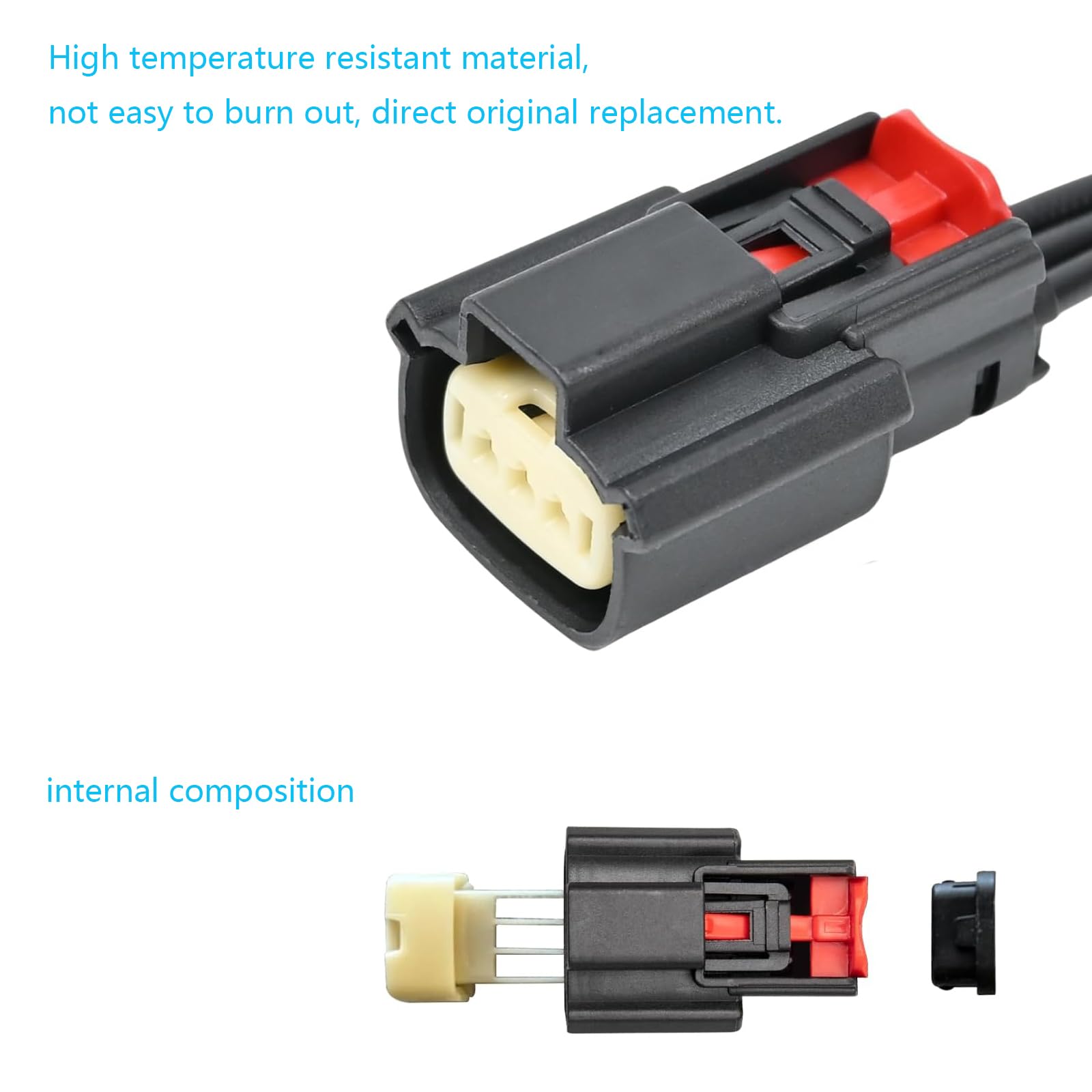 Mamiko Ignition Coil Connector Pigtail Harness 9U2Z14S411Ea For Ford V6 V8 Flex For Ford Edge Fusion F150 F250 F350 Super Duty E