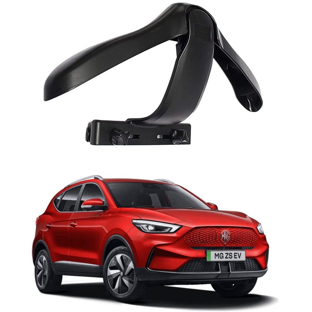 Oshotto CH04 Detachable Headrest Car Coat Hanger Back Seat Clothes Holder for Suit Coats Blazer Jackets Compatible with MG ZS E