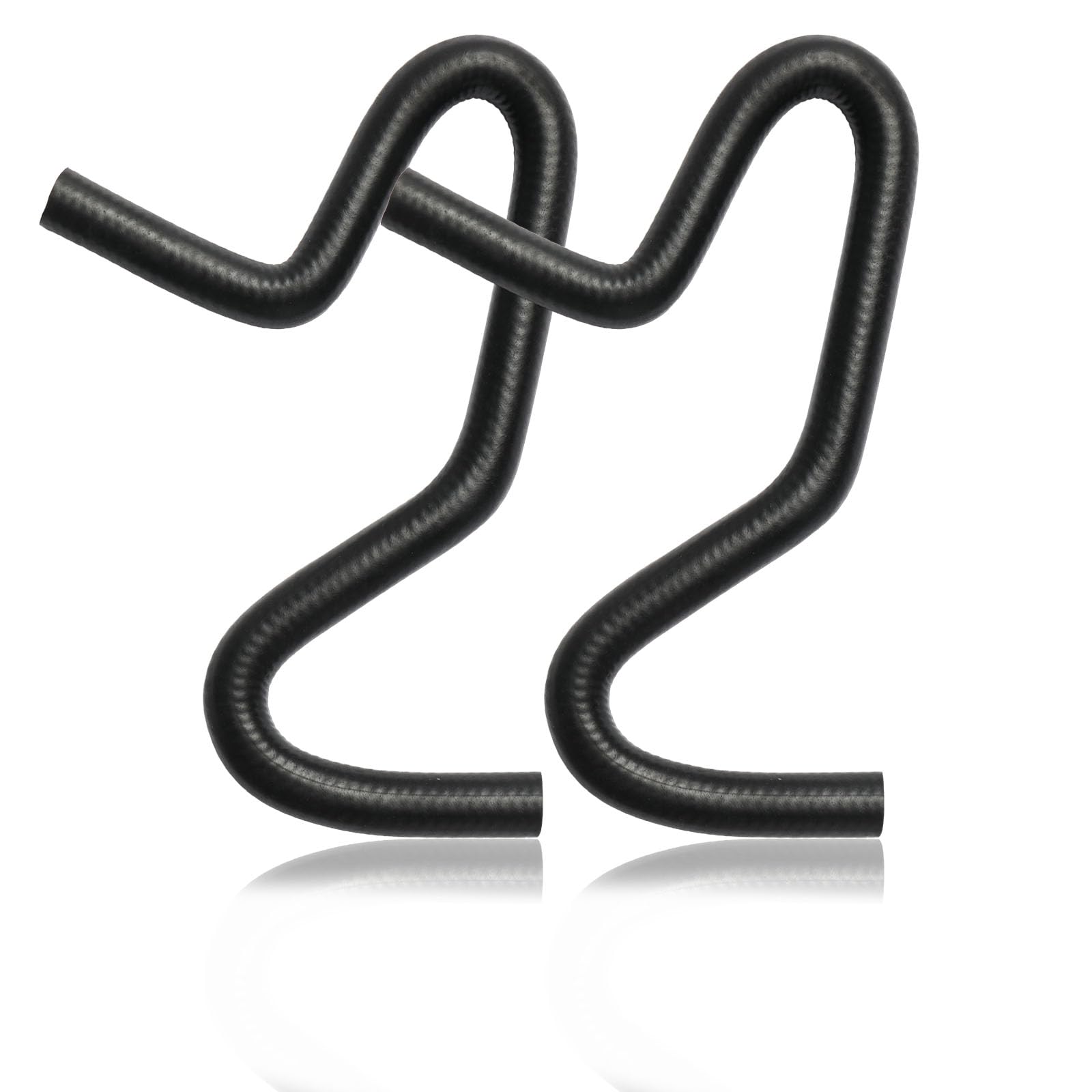 TKKEUEP 3/8 Inch ID Molded Fuel Line Rubber Hose Elbow Bends Universal 45, 90, 135, 180 Degree Bend Fuel Hose 2Pack