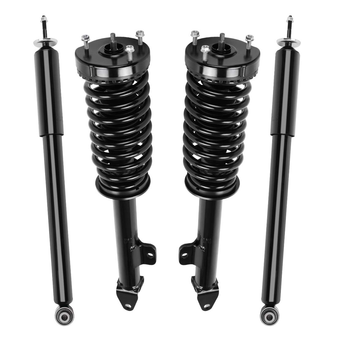 Autosaver88 Pair Front Complete Quick Struts Rear Shock Coil Spring Assembly Compatible With 2005 2006 2007 2008 2009 2010 Chrys