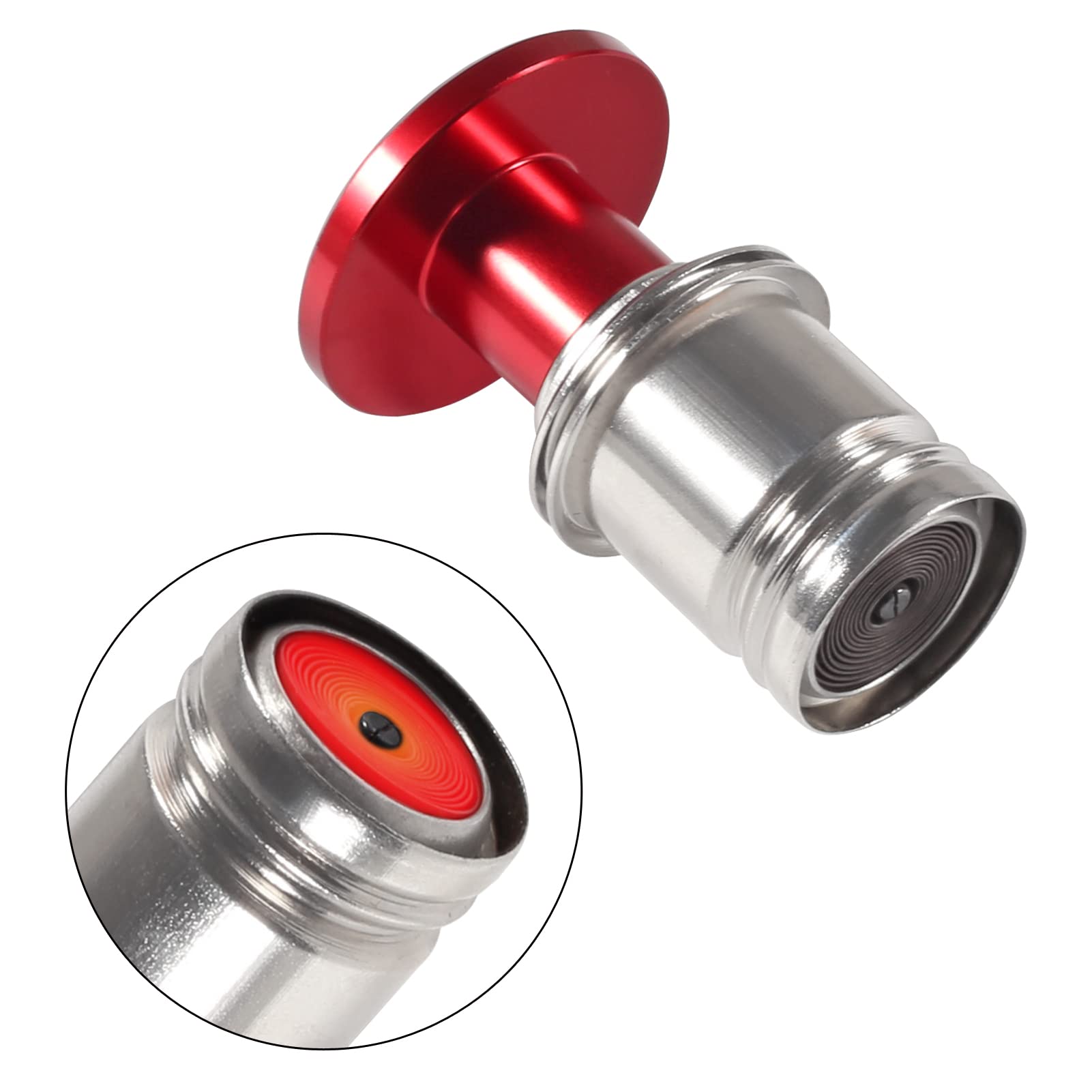 Fire Missiles Button Car Cigarette Lighter, MELIFE Anodized Aluminum Universal 12-Volt Replacement Accessory Fits for Most Vehic