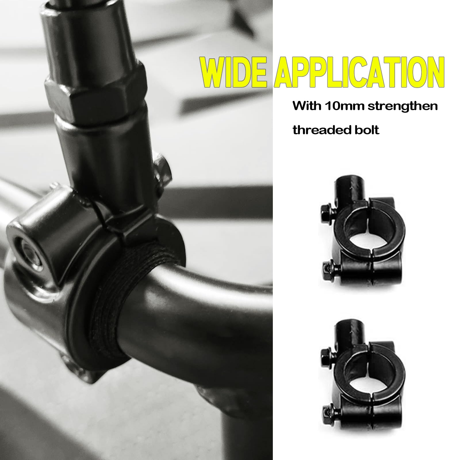 ATV Mirrors, Xislet ATV Rear View Mirrors with Mount Compatible with Honda Rancher Foreman Polaris Sportsman Touring Can-Am Outl