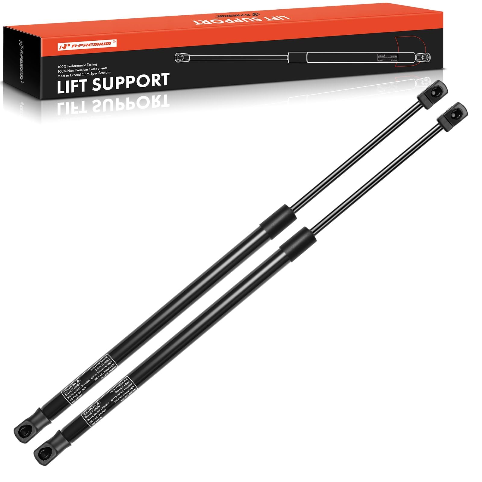 A-Premium Rear Tailgate Lift Supports Shock Struts Compatible with Hyundai Models - Elantra GT 2013-2017 Hatchback (Base/GL Only, Extended Length 20', not 19.84') - Replace# 81780A5000(2PC Set)