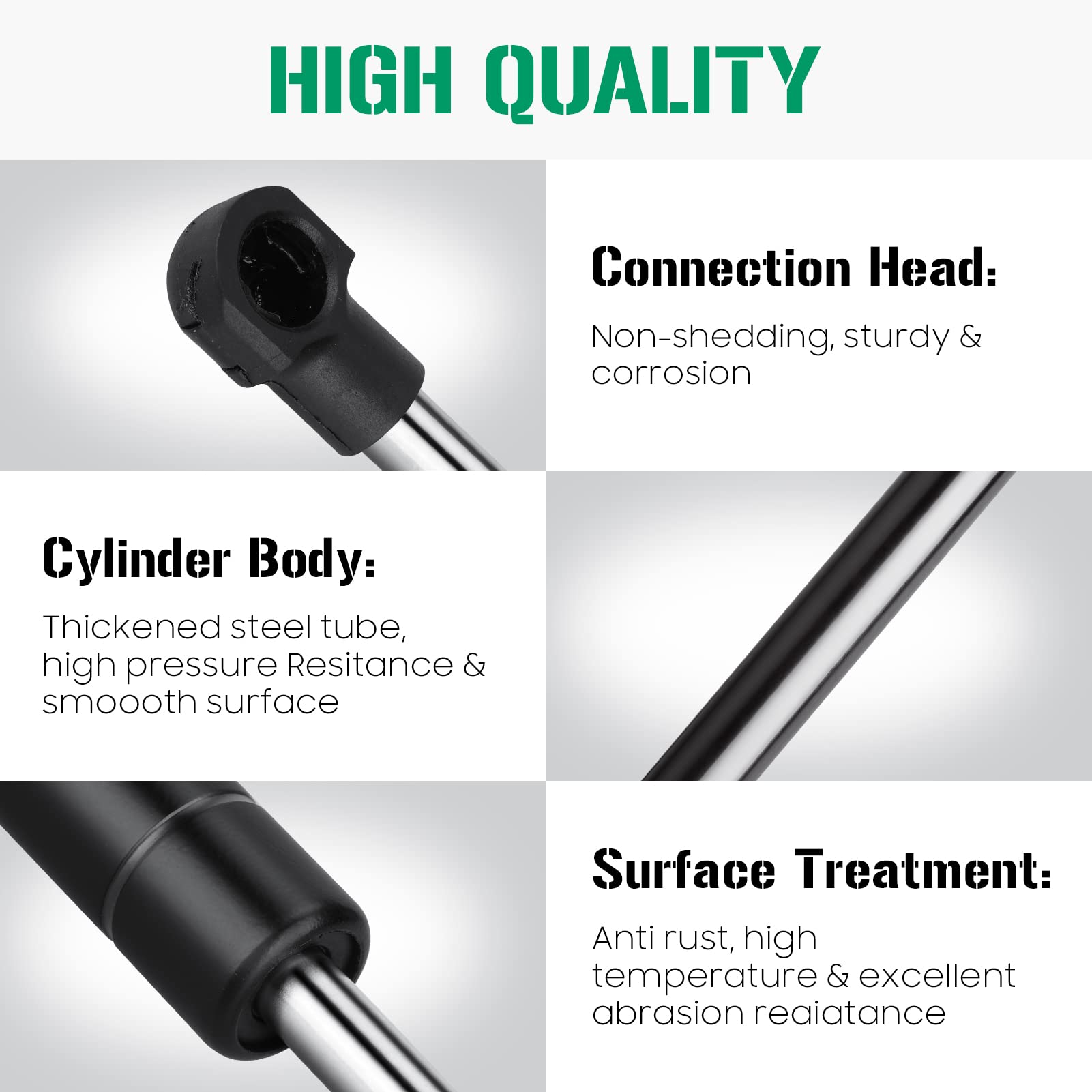 Rear Trunk Lift Supports Struts Shocks For Infiniti Q50 2014-2018, 6802 Qty 2